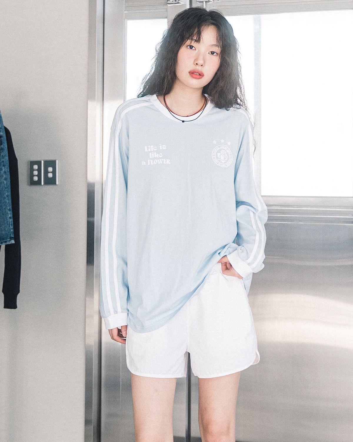 해비즘(HAVISM) LLF UNIFORM L/S TEE(SKY BLUE)