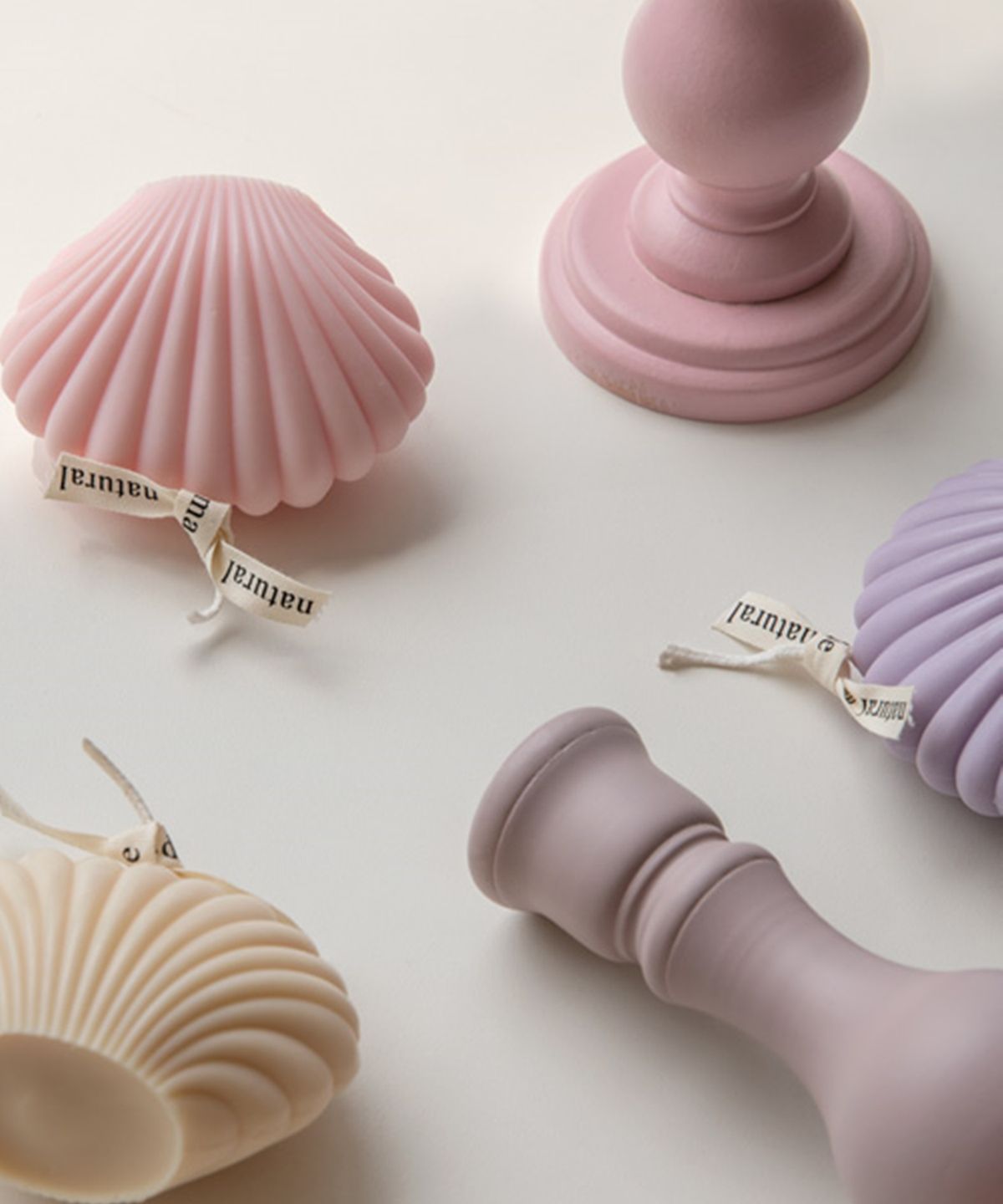 류블류샵(LYUBLYUSHOP) 오브제 조개캔들 향초 4colors