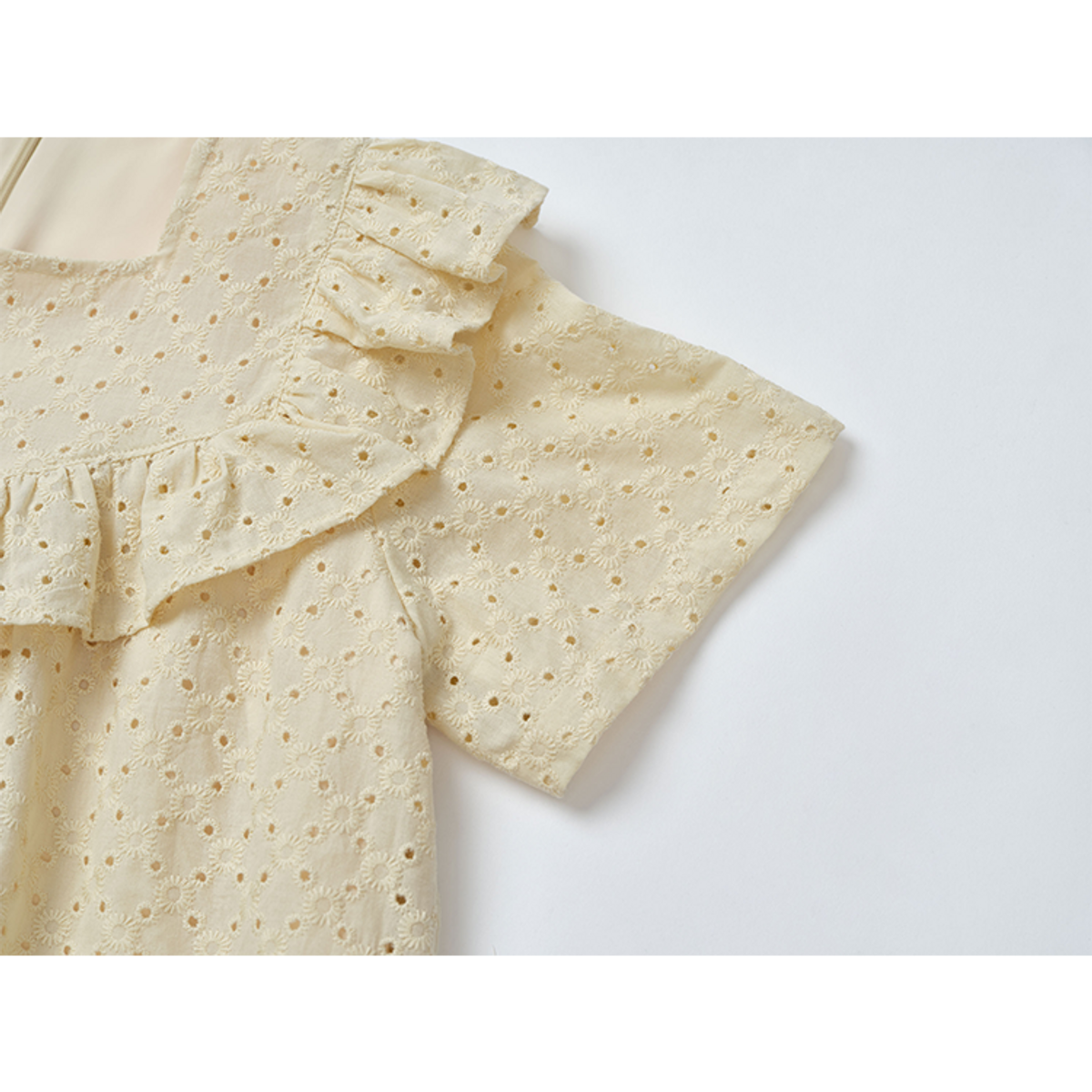 라메종드도도(LA MAISON DE DODO) Elysee Embroidery Dress_Lemon Chiffon 여름 여아원피스
