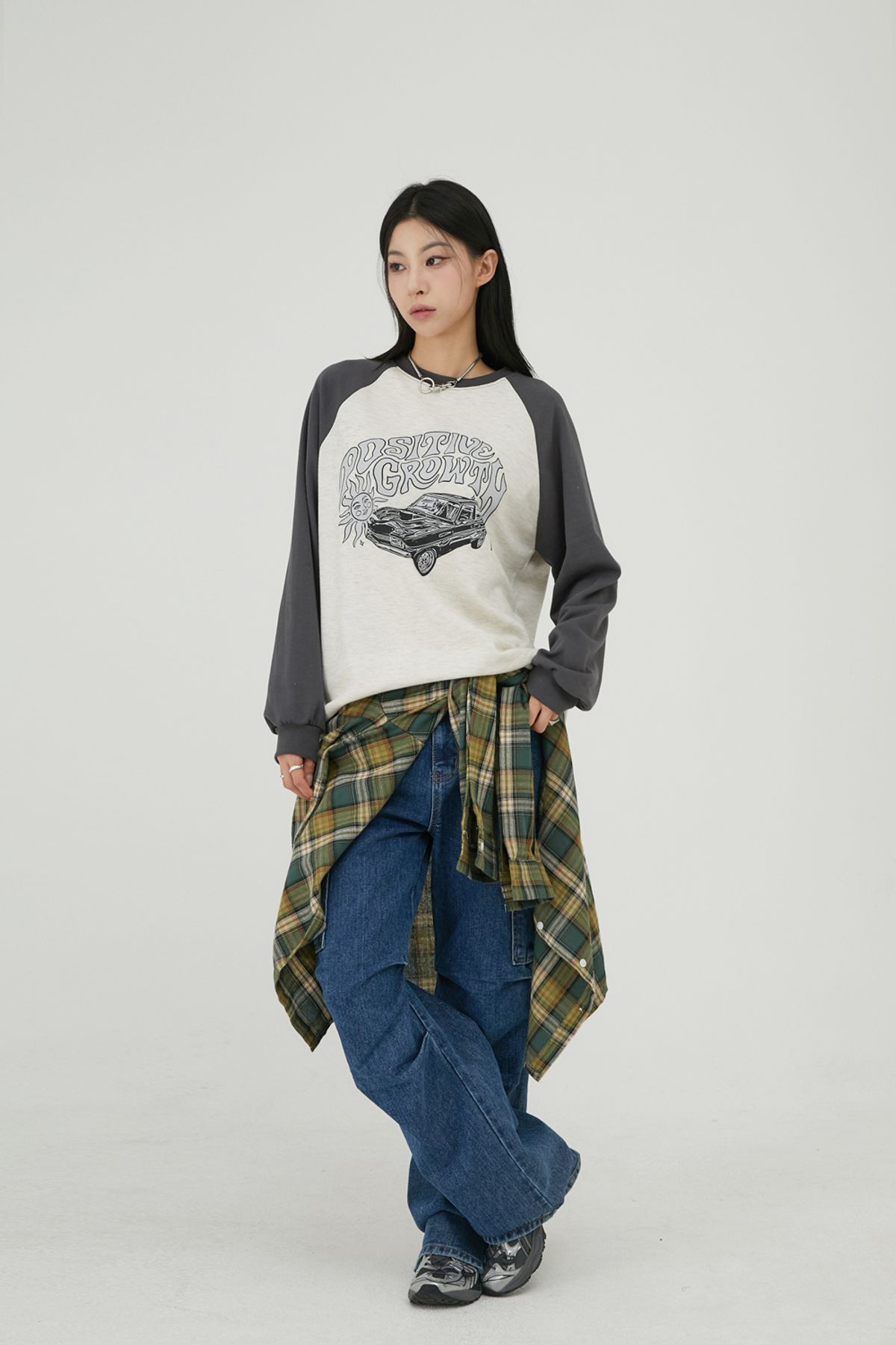 어커버(ACOVER) 그로우썬 래글런 롱 슬리브 3color