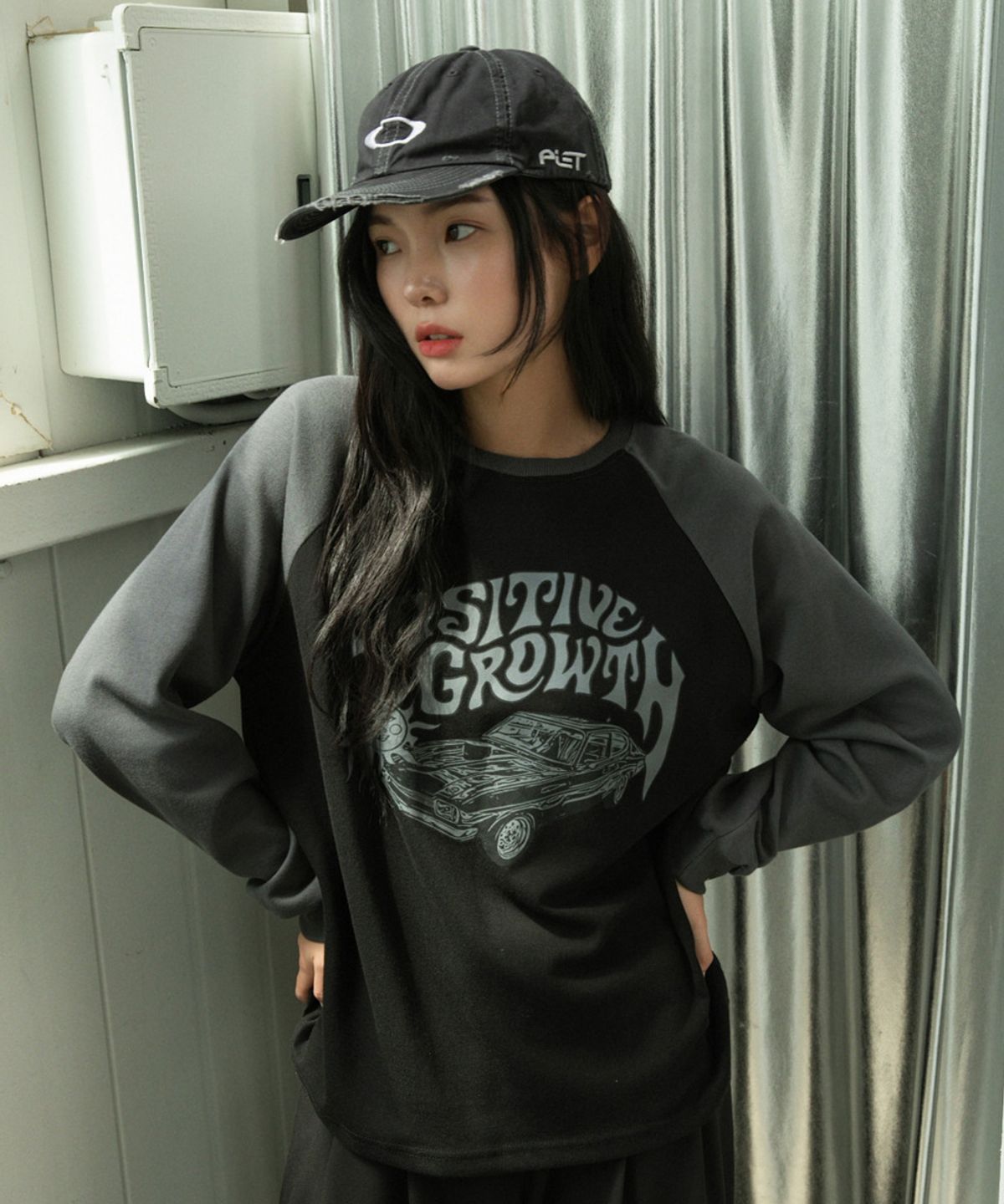 어커버(ACOVER) 그로우썬 래글런 롱 슬리브 3color