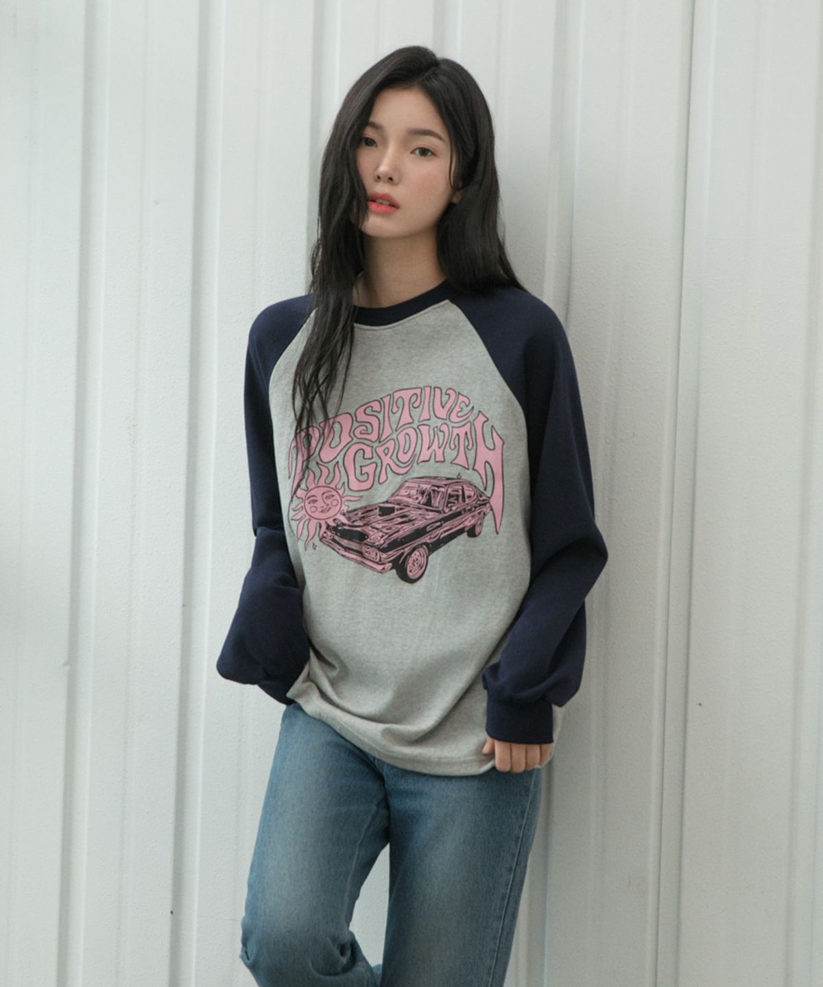 어커버(ACOVER) 그로우썬 래글런 롱 슬리브 3color