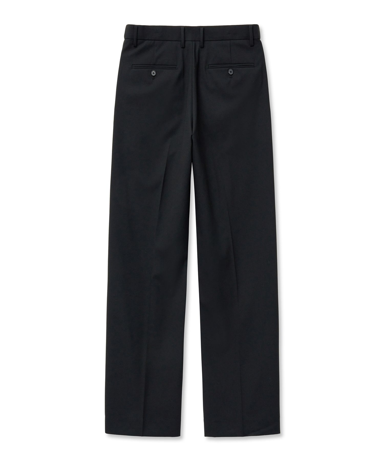 MUSINSA | TNGT Black Wide Fit Reverse Pleated Pants (TNPA4F109BK)