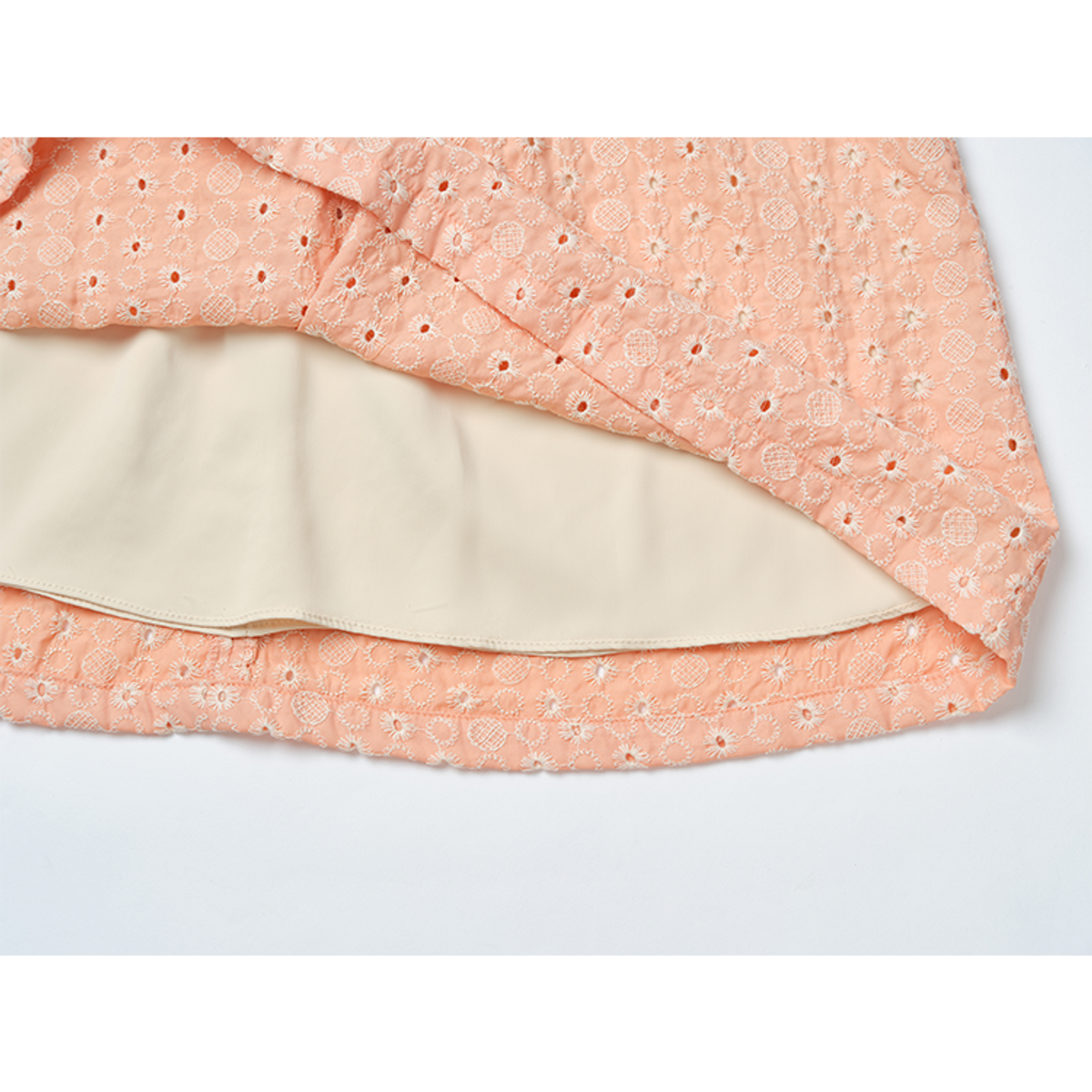 라메종드도도(LA MAISON DE DODO) Elysee Embroidery Dress_Apricot Orange 여름 여아원피스