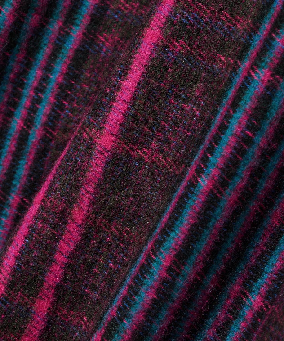 다이아몬드 레이라(DIAMOND LAYLA) Lava Flow Fluff Cotton Check Shirt S162  Opera Pink