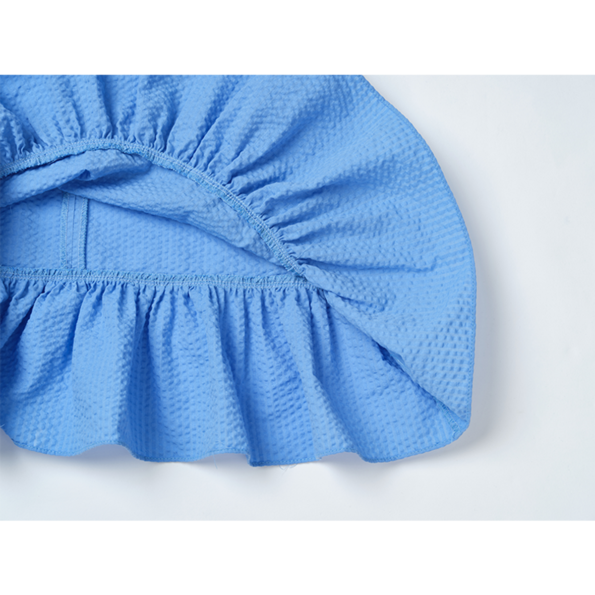 라메종드도도(LA MAISON DE DODO) Summer Marine Dress with Ruby Heart_Carolina School Blue 여름 여아원피스