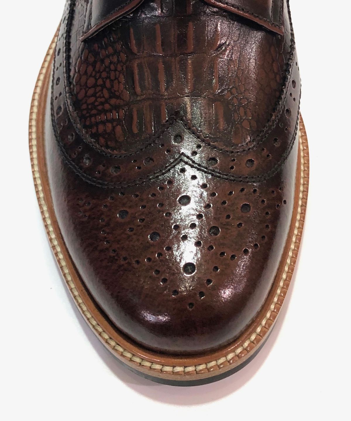 조앤슈(JOENSHOE) 시모어 크로커 워커 옥스퍼드 레드브라운