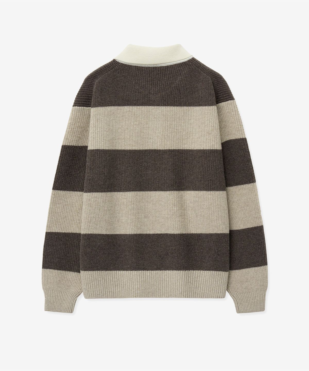 티엔지티(TNGT) Oversized Rugby Polo Knit Top (Brown) TNSW5F116W2