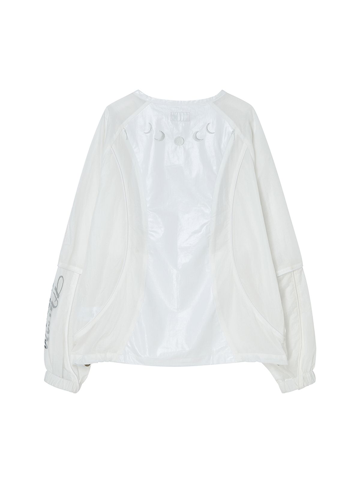 엔와이엑스엑스(NYXX) COATING COLLARLESS JACKET WHITE