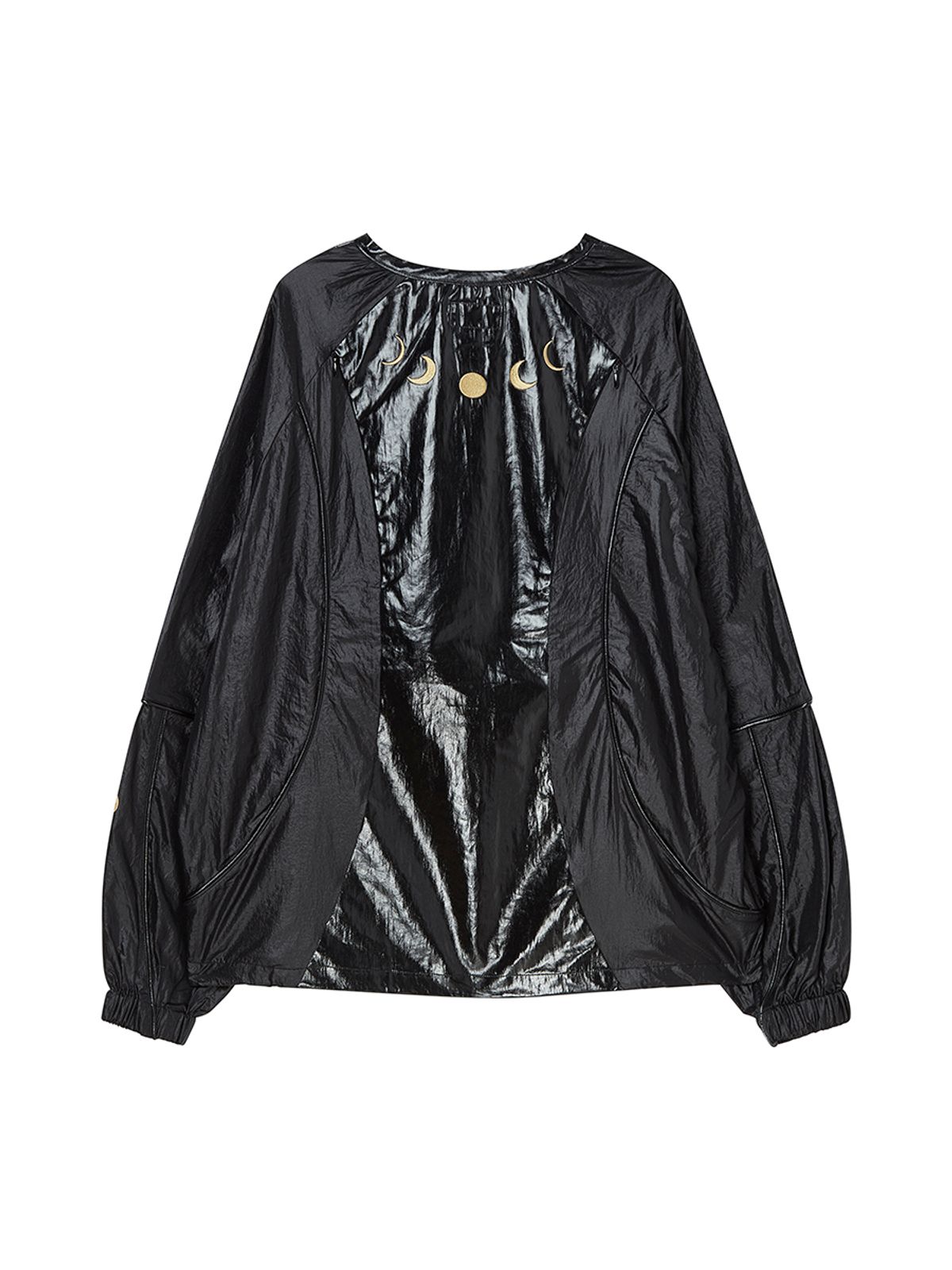 엔와이엑스엑스(NYXX) COATING COLLARLESS JACKET BLACK