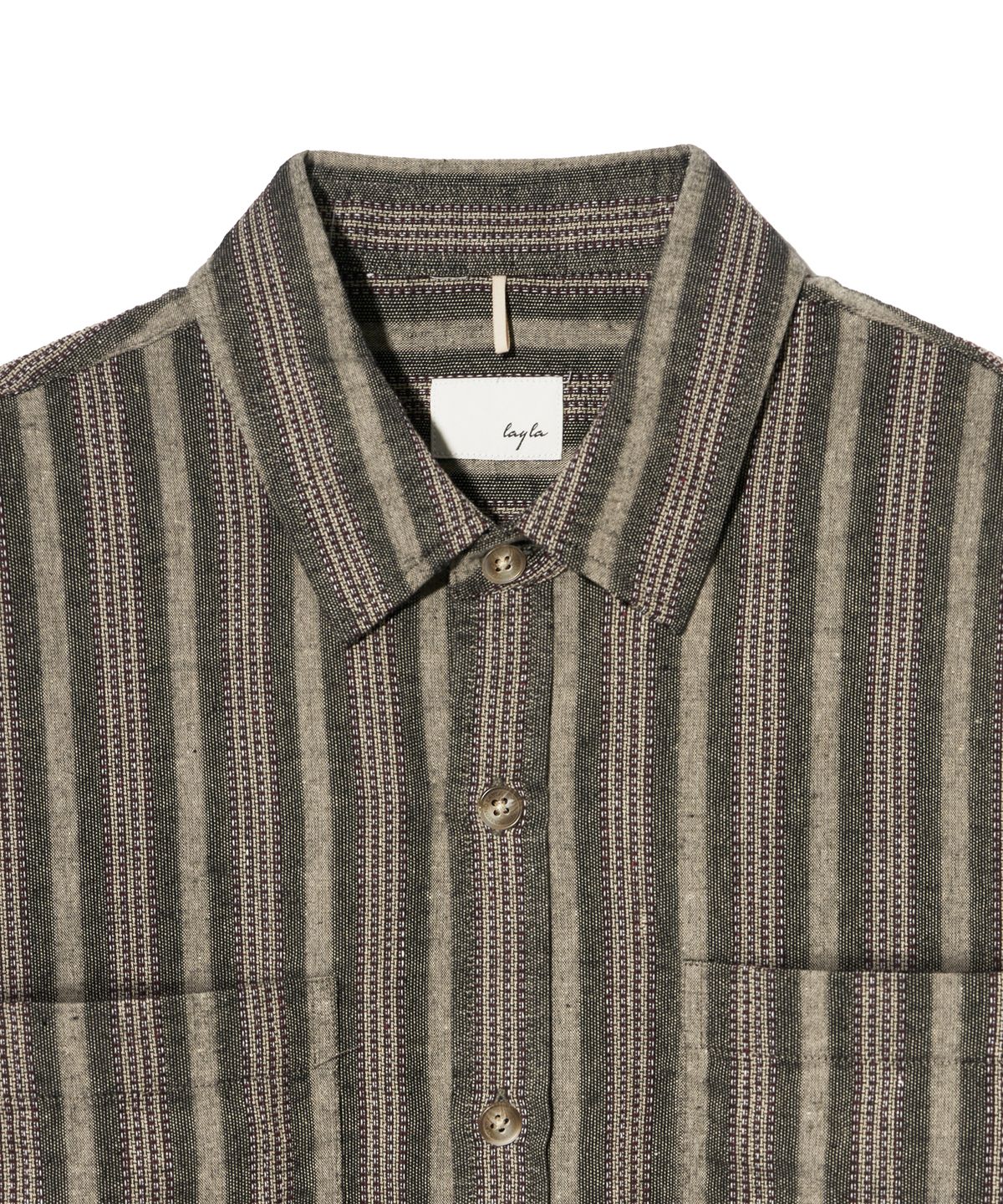 다이아몬드 레이라(DIAMOND LAYLA) Track Coco Stripe Shirt S158