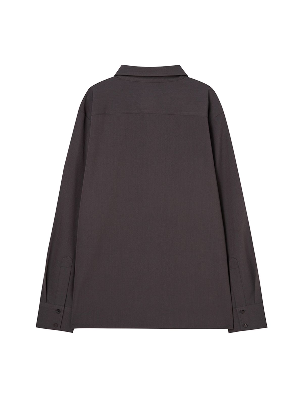 엔와이엑스엑스(NYXX) TIED OVERFIT BASIC SHIRTS CHARCOAL