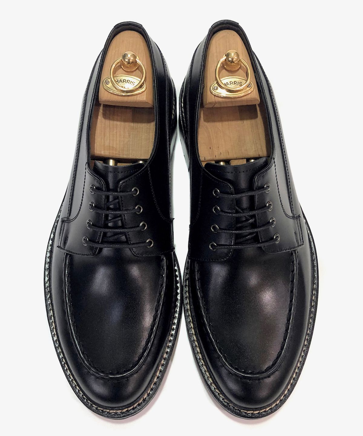 조앤슈(JOENSHOE) 휴만 스티치 유팁 옥스퍼드 블랙