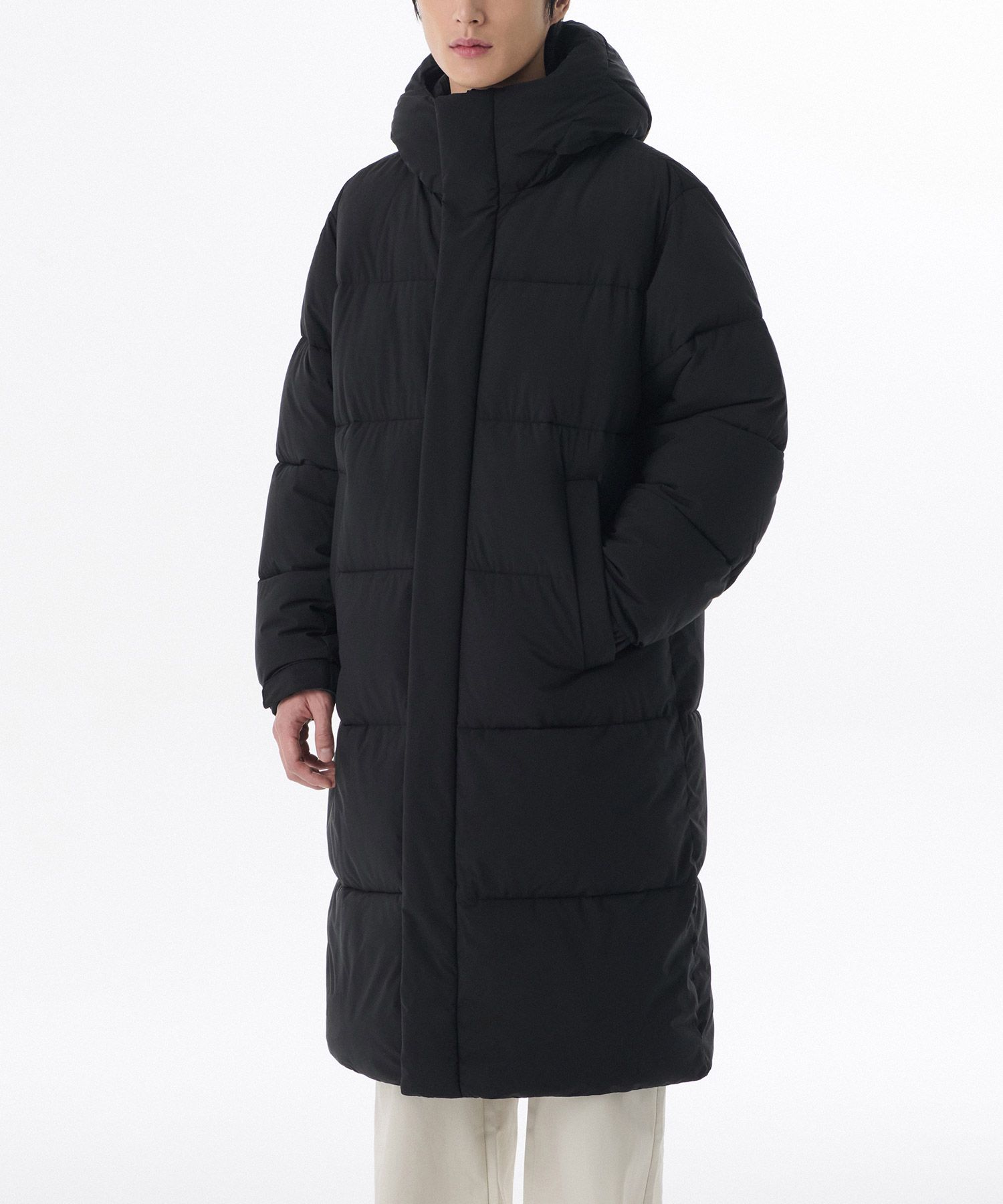 MUSINSA | MUSINSA STANDARD Daily Puffer Long Padding Parka