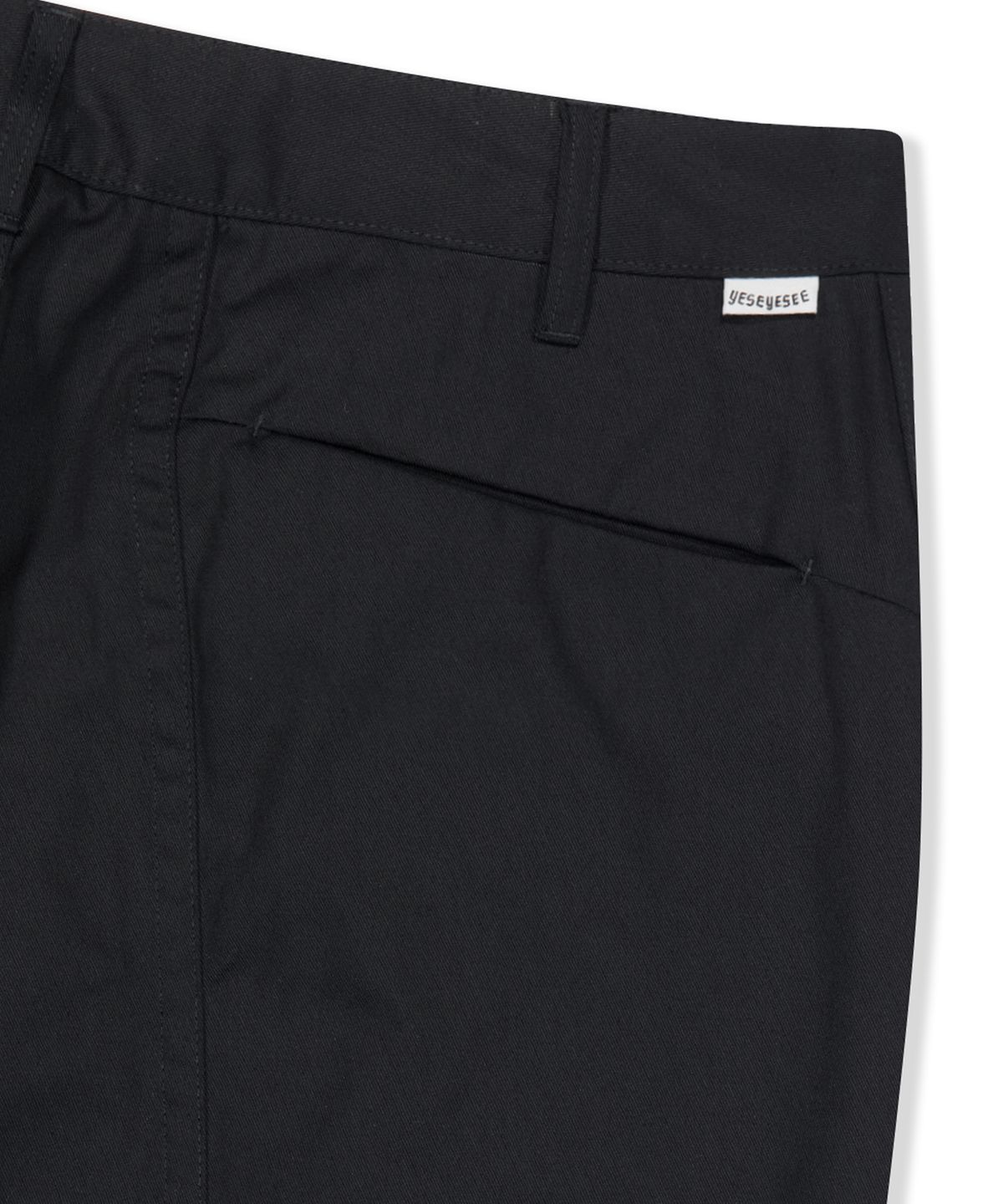 예스아이씨(YESEYESEE) Secant Craftman Pants Black