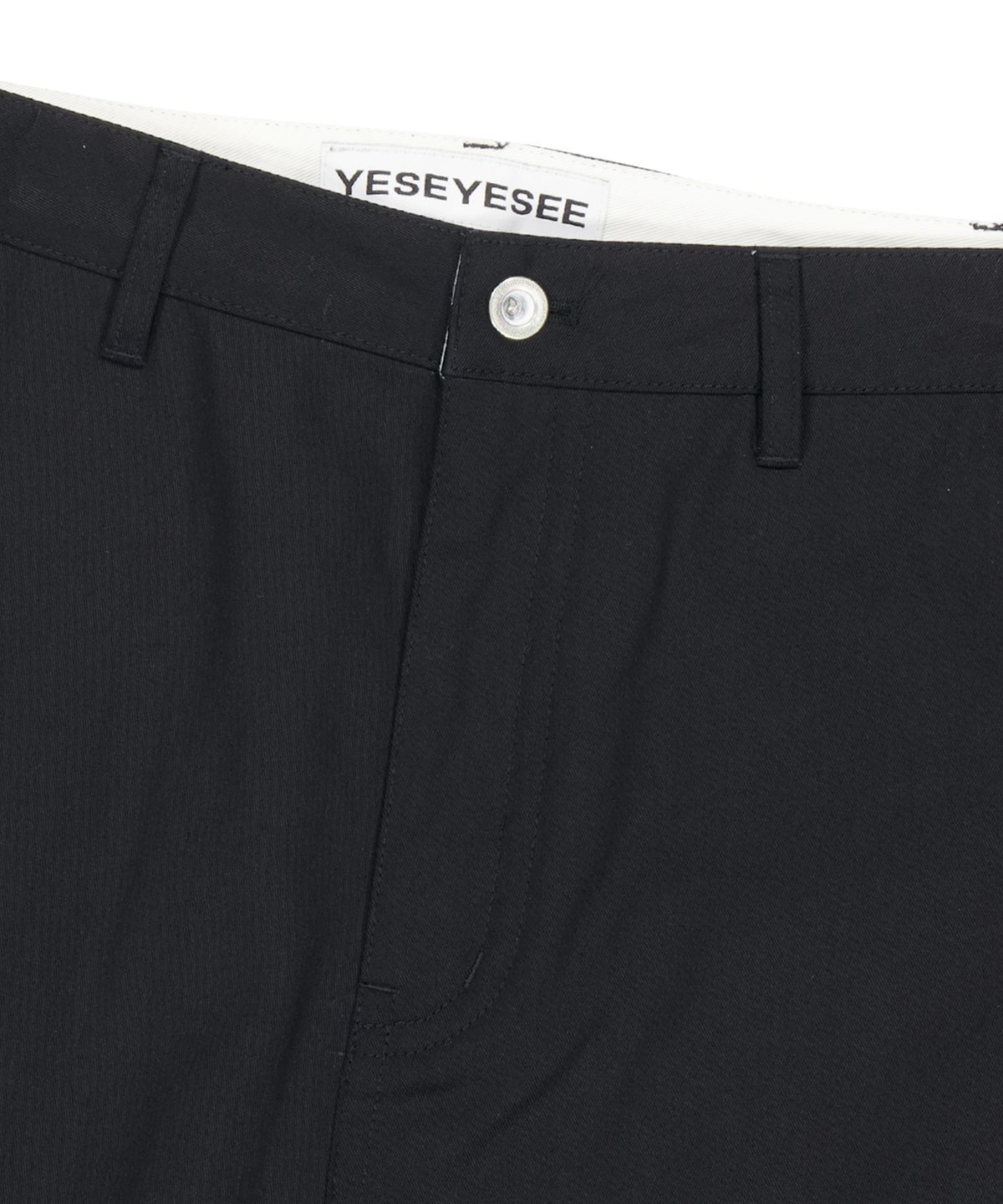 예스아이씨(YESEYESEE) Secant Craftman Pants Black