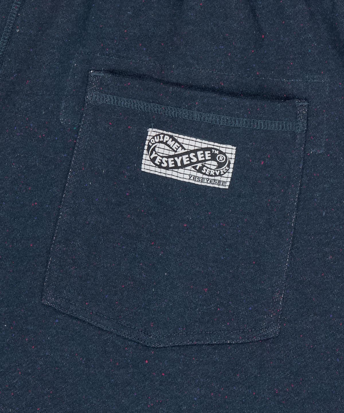 예스아이씨(YESEYESEE) SN Neps Sweat Pants Navy