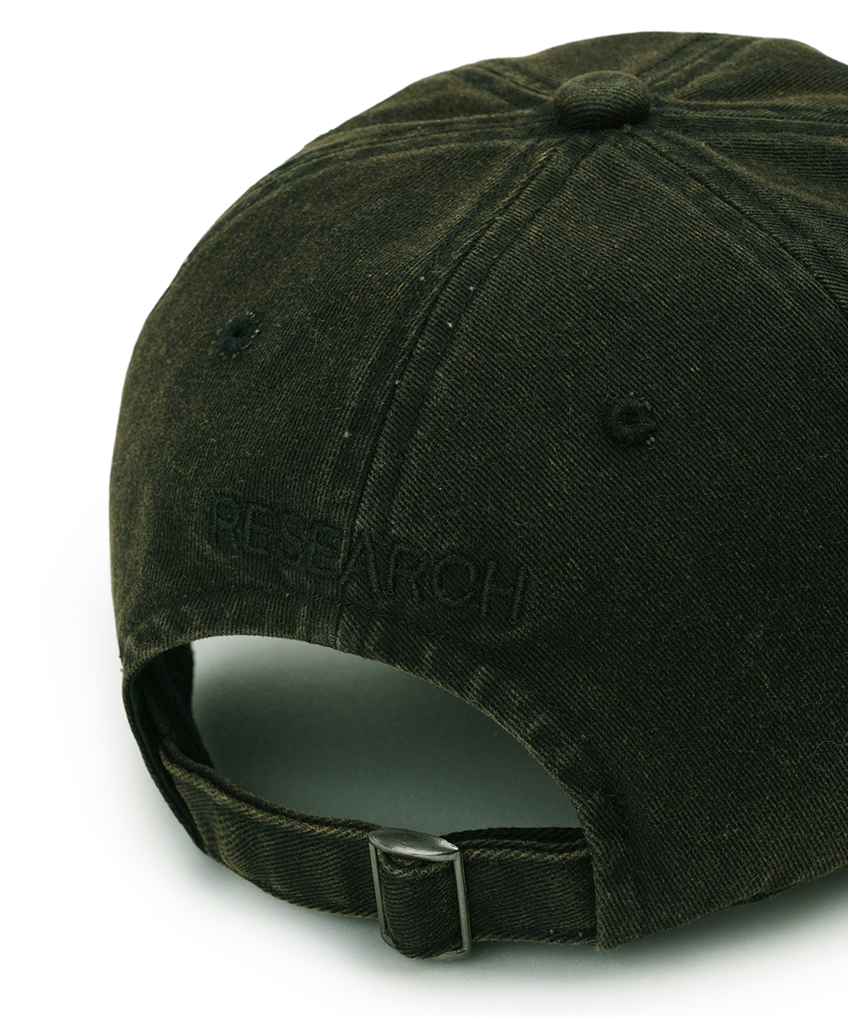 에프디알(FDR) Vintage Applique Logo Ball Cap Black