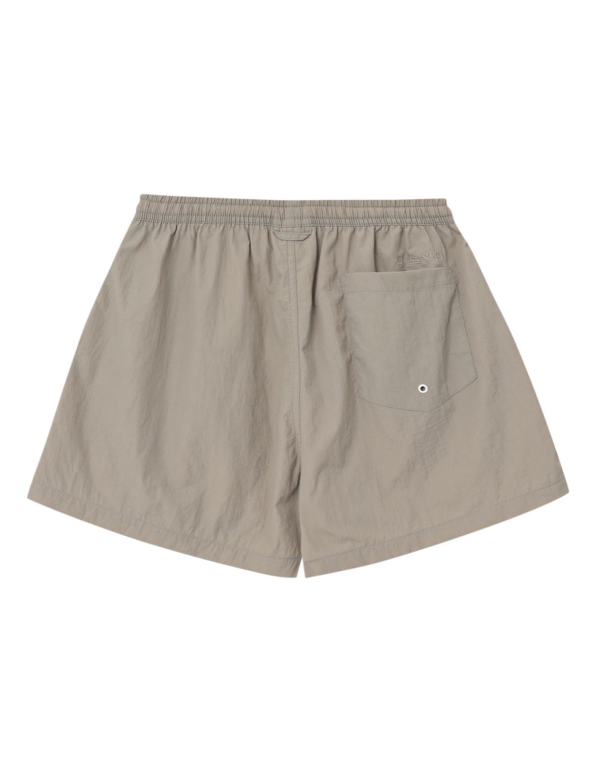 웨이브도넛(WAVEDONUTS) WOMENS BOARD SHORTS_BEIGE