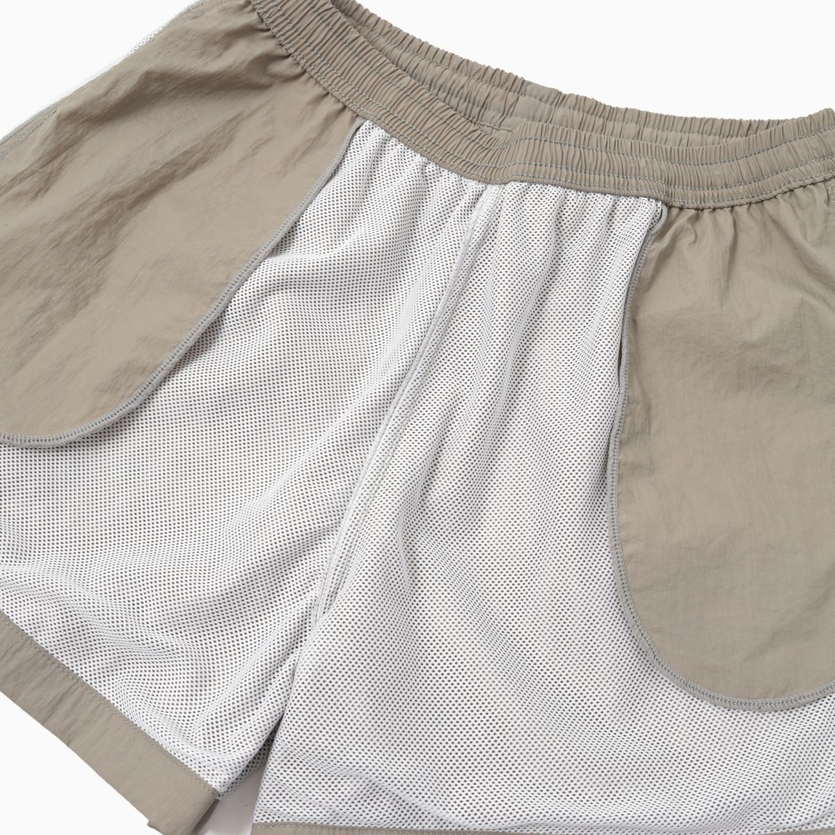 웨이브도넛(WAVEDONUTS) WOMENS BOARD SHORTS_BEIGE