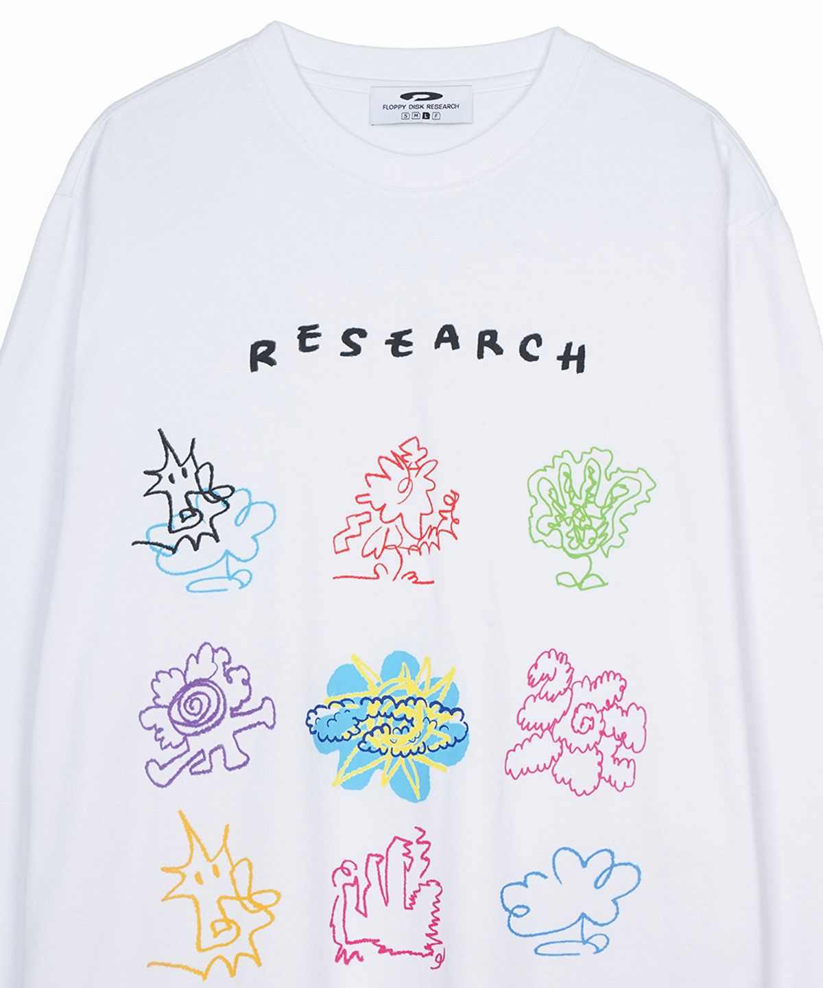 에프디알(FDR) Kids doodle Long sleeve White