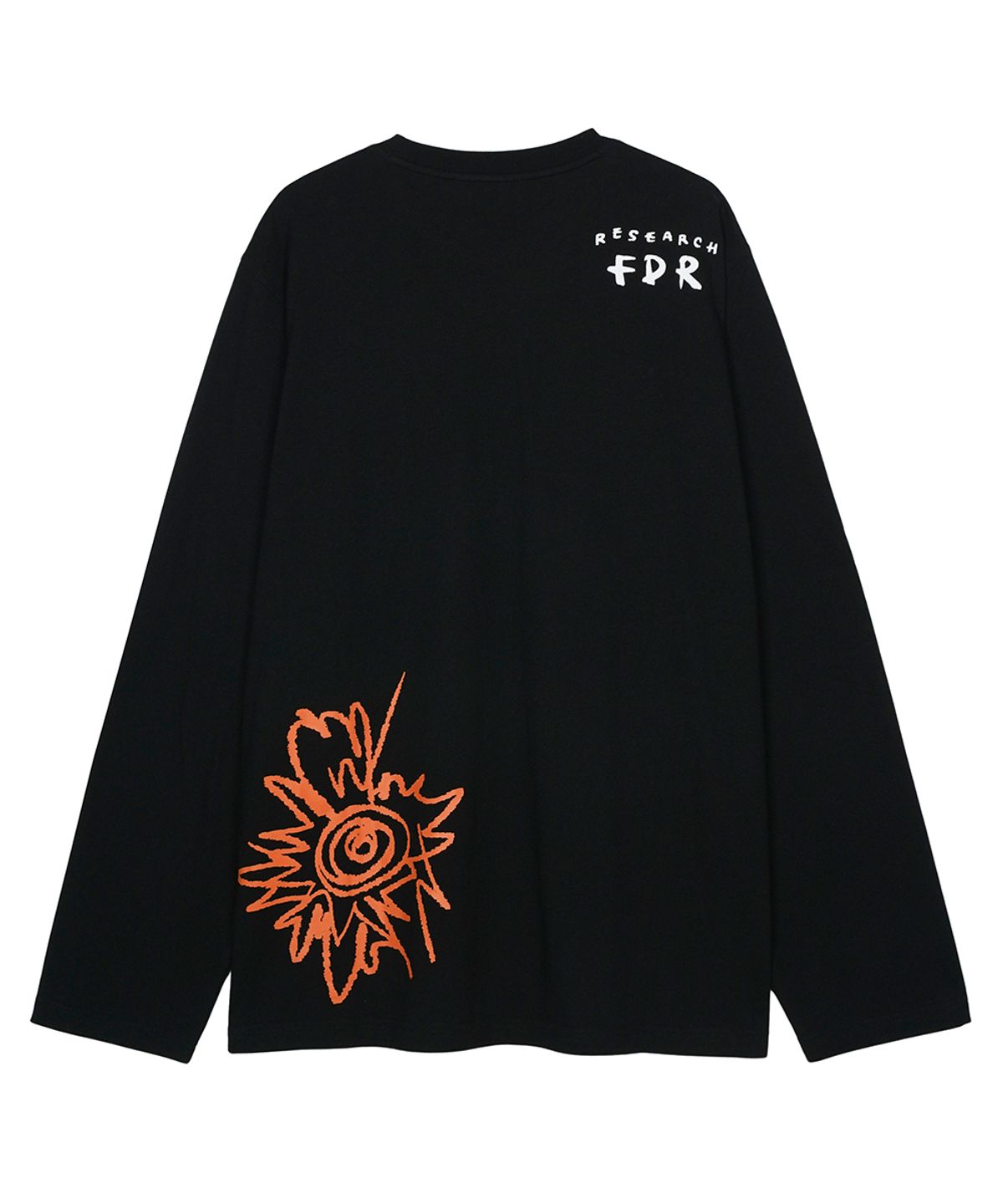 에프디알(FDR) Kids doodle Long sleeve Black