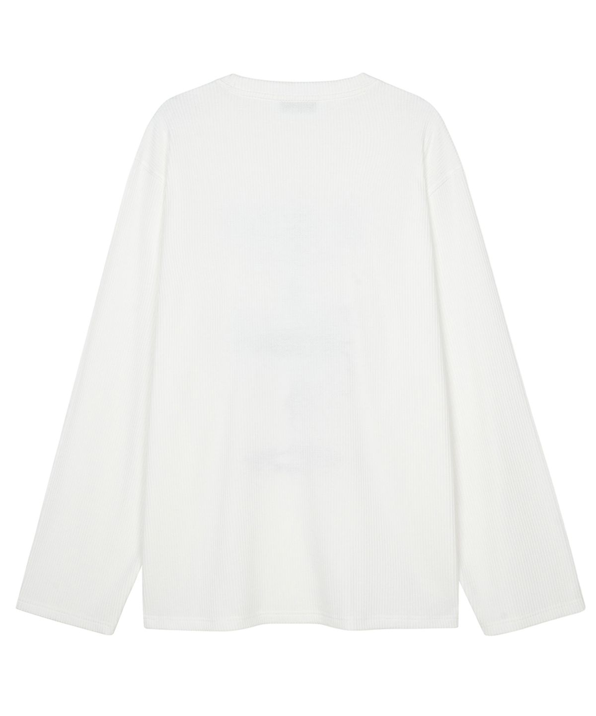 에프디알(FDR) Painted Castle Waffle Long sleeve Cream