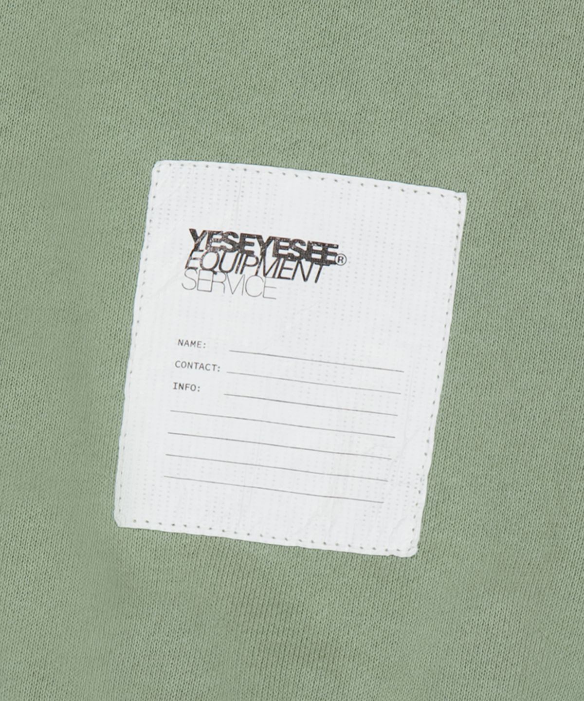 예스아이씨(YESEYESEE) Y.E.S Yacht Sweatshirt Sage Green
