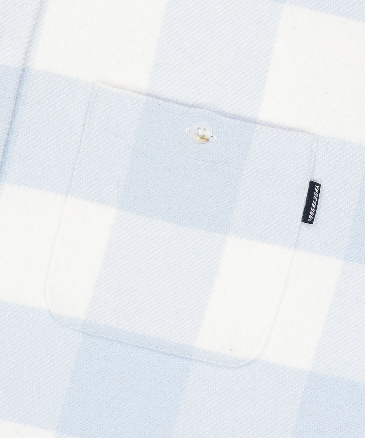 예스아이씨(YESEYESEE) Buffalo Check Shirt Sky Blue