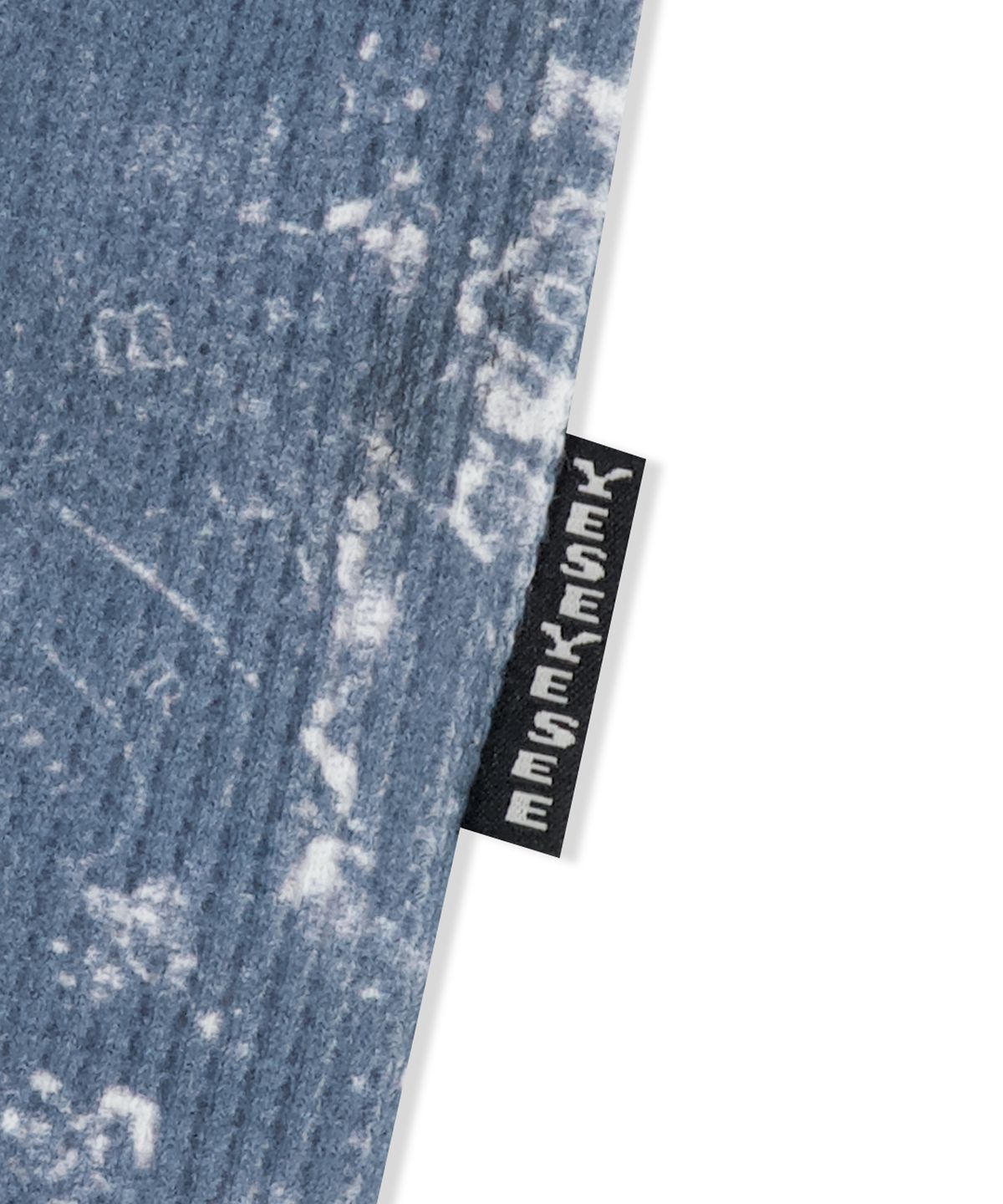 예스아이씨(YESEYESEE) Baseball Waffle Hoodie Navy