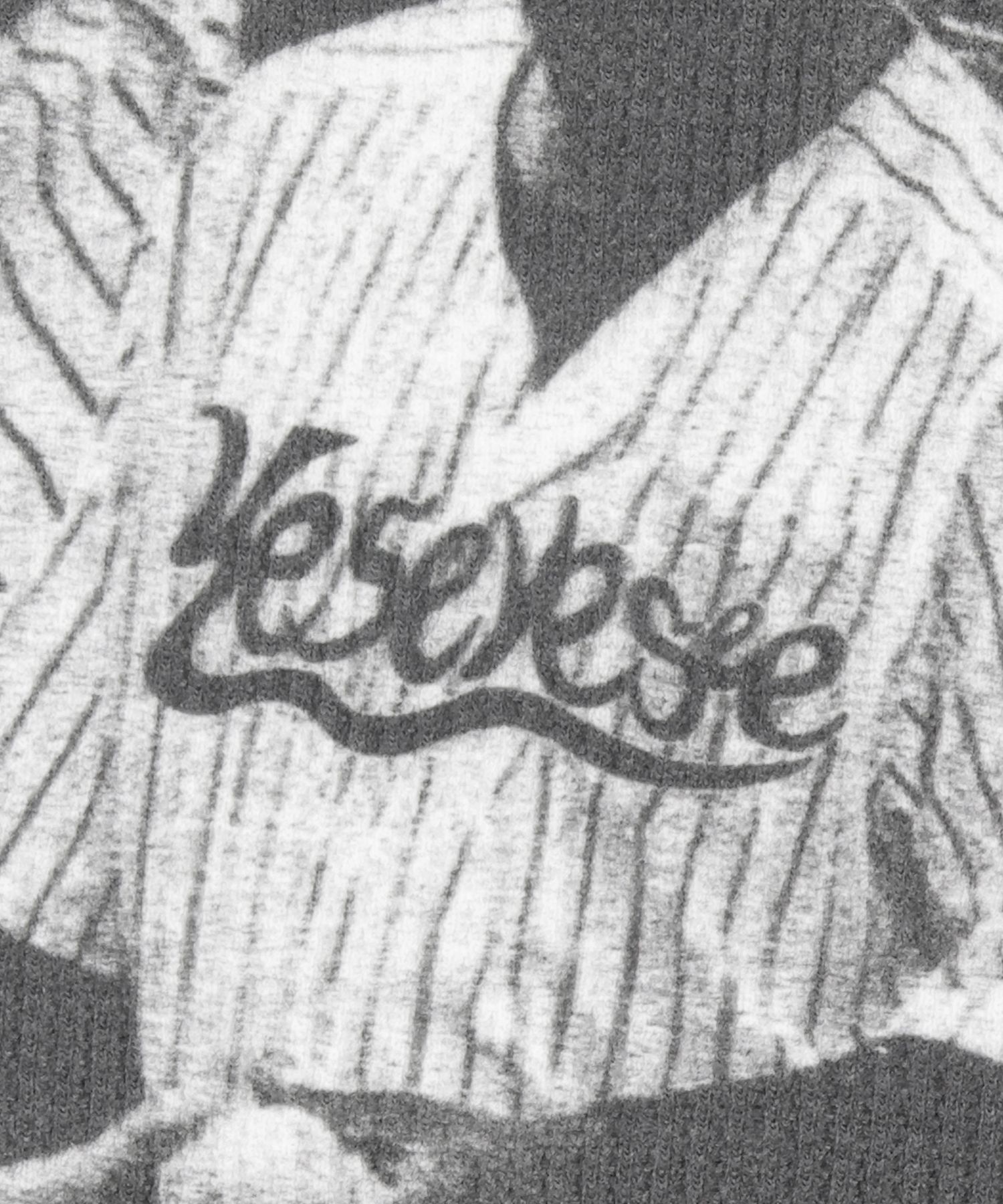 MUSINSA | YESEYESEE Baseball Waffle Hoodie Black