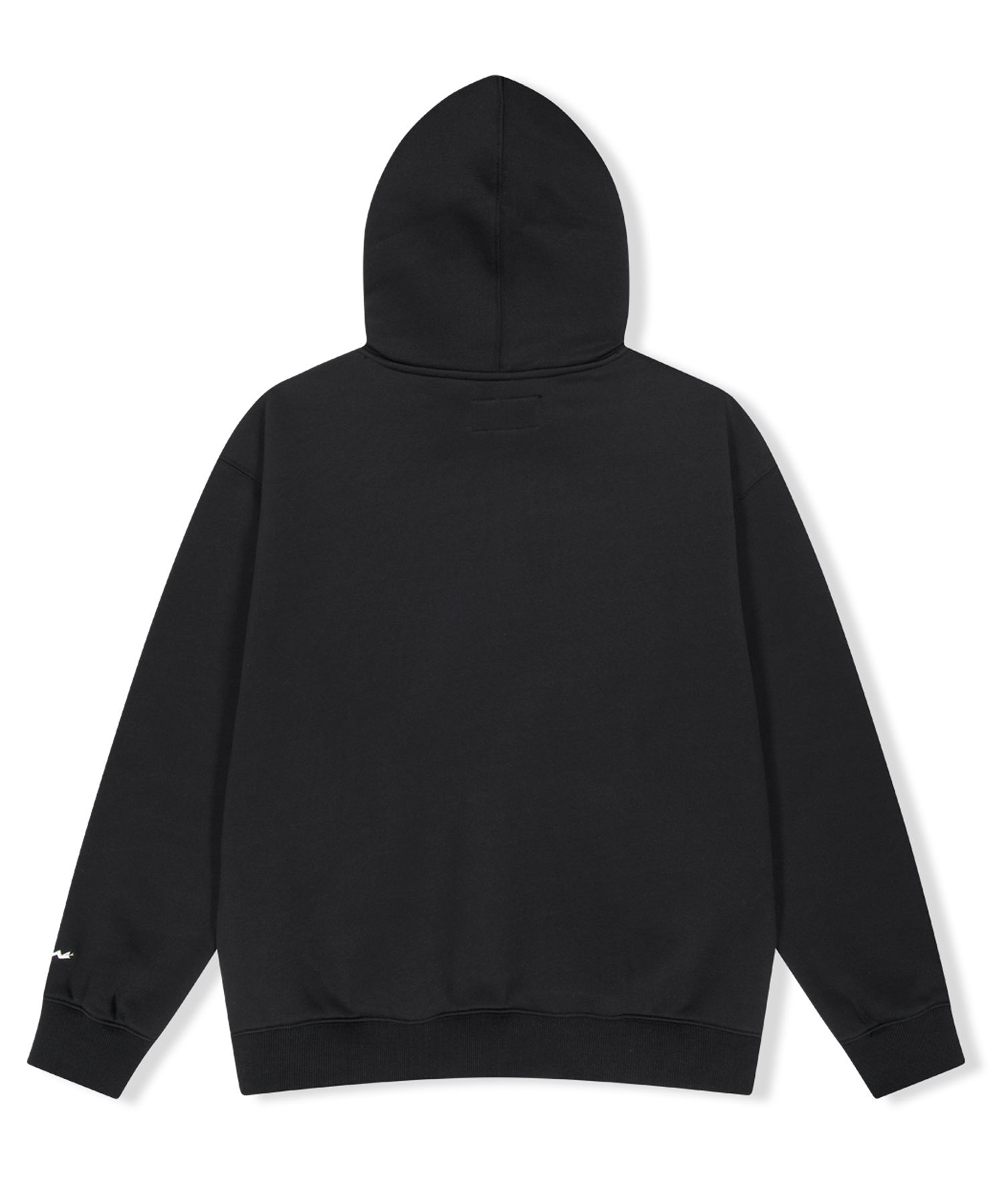 MUSINSA公式 | YESEYESEE S-Logo Hoodie Black
