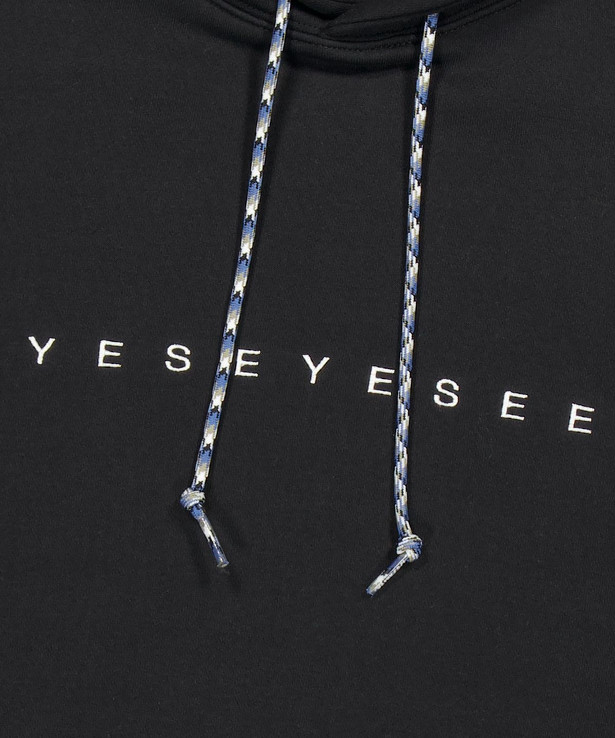예스아이씨(YESEYESEE) S-Logo Hoodie Black
