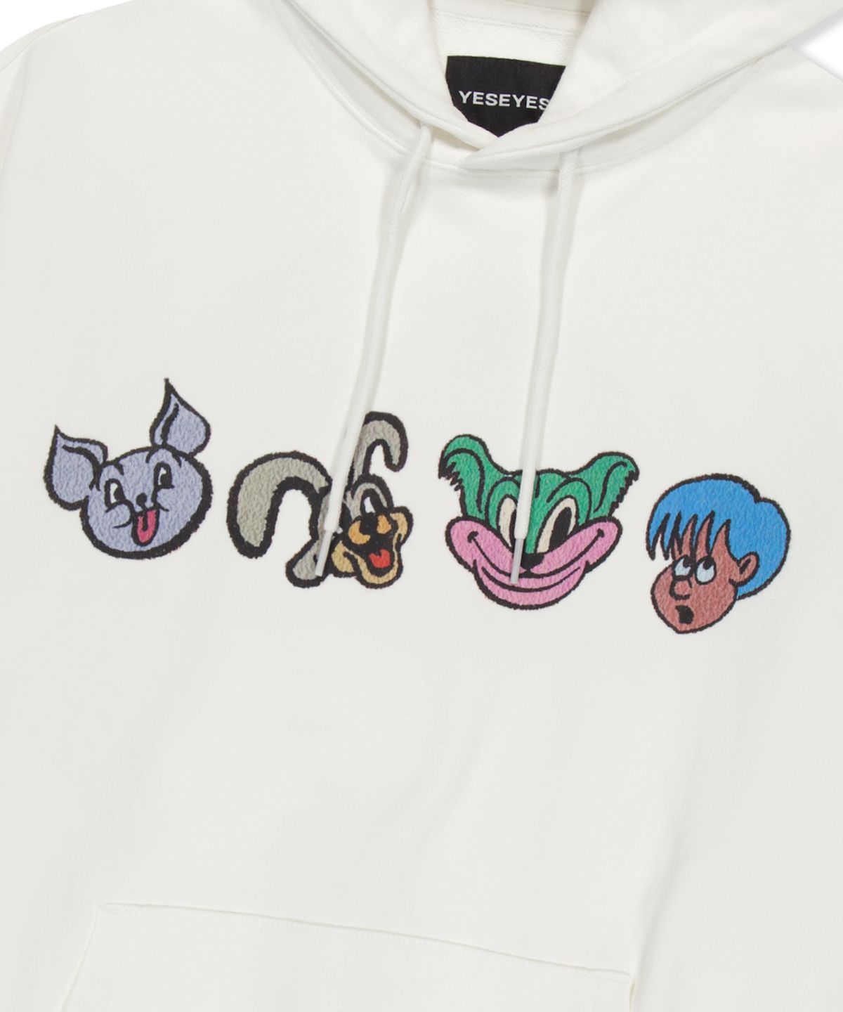 예스아이씨(YESEYESEE) PJW Friends Hoodie White