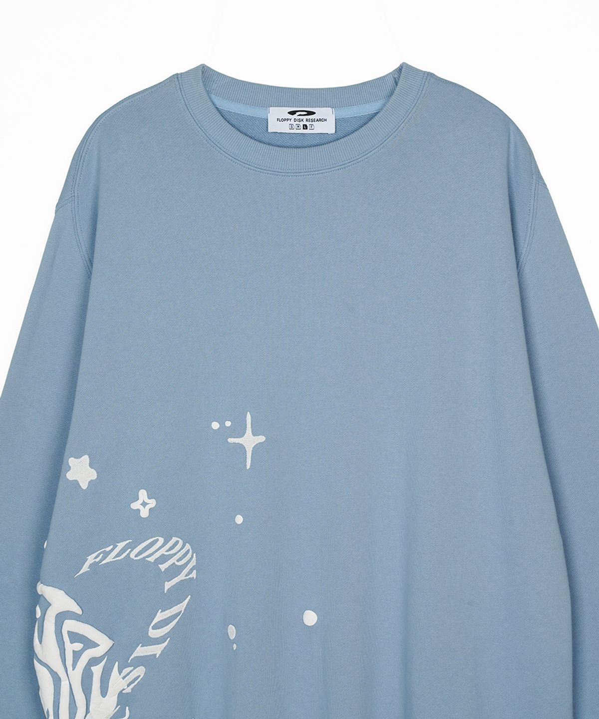 에프디알(FDR) Twinkle Bloom floopy Crewneck Blue