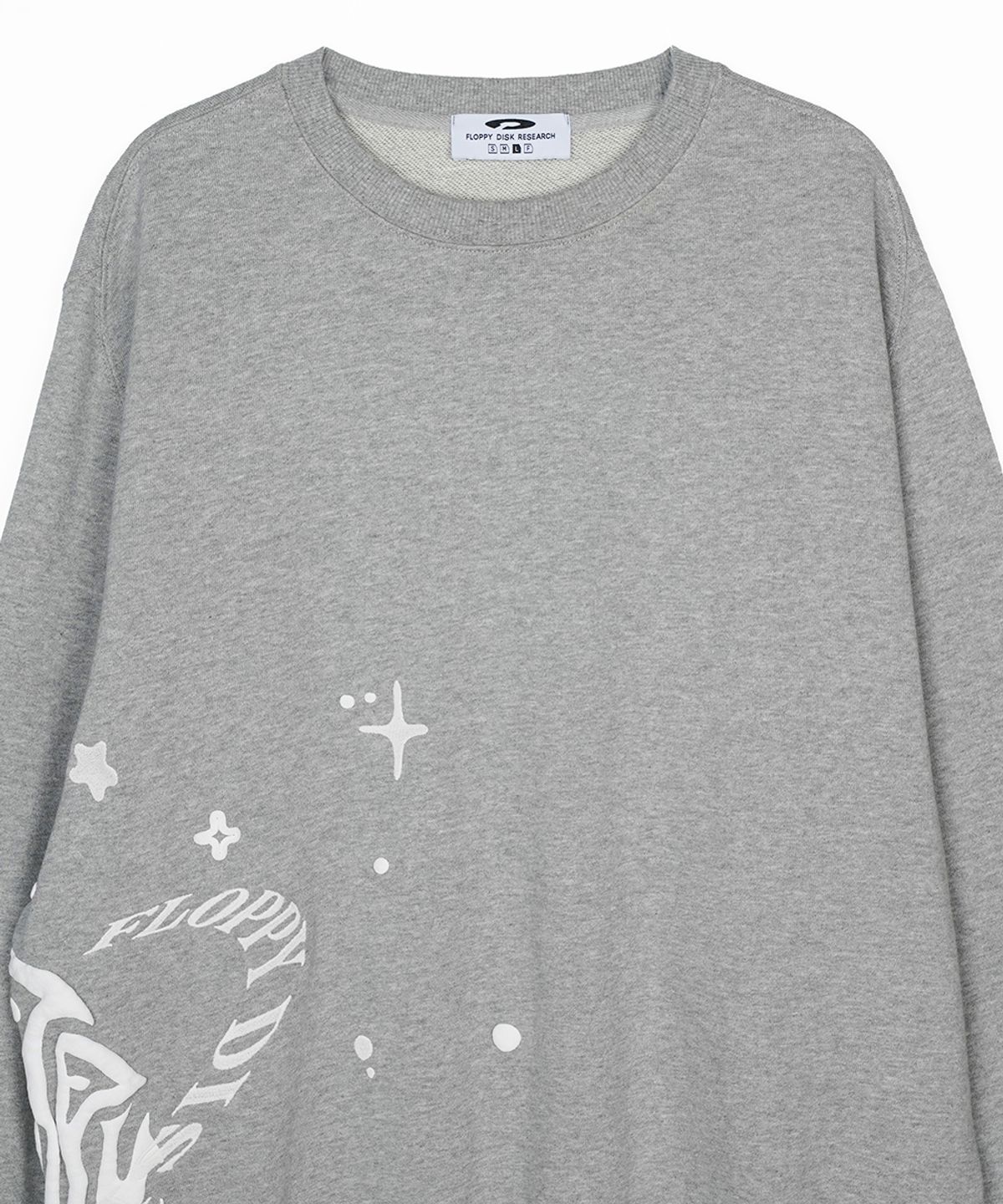 에프디알(FDR) Twinkle Bloom floopy Crewneck M.Gray
