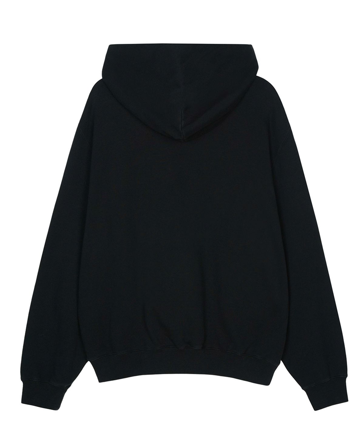에프디알(FDR) Volume Layered F Lettering Hoodie Black