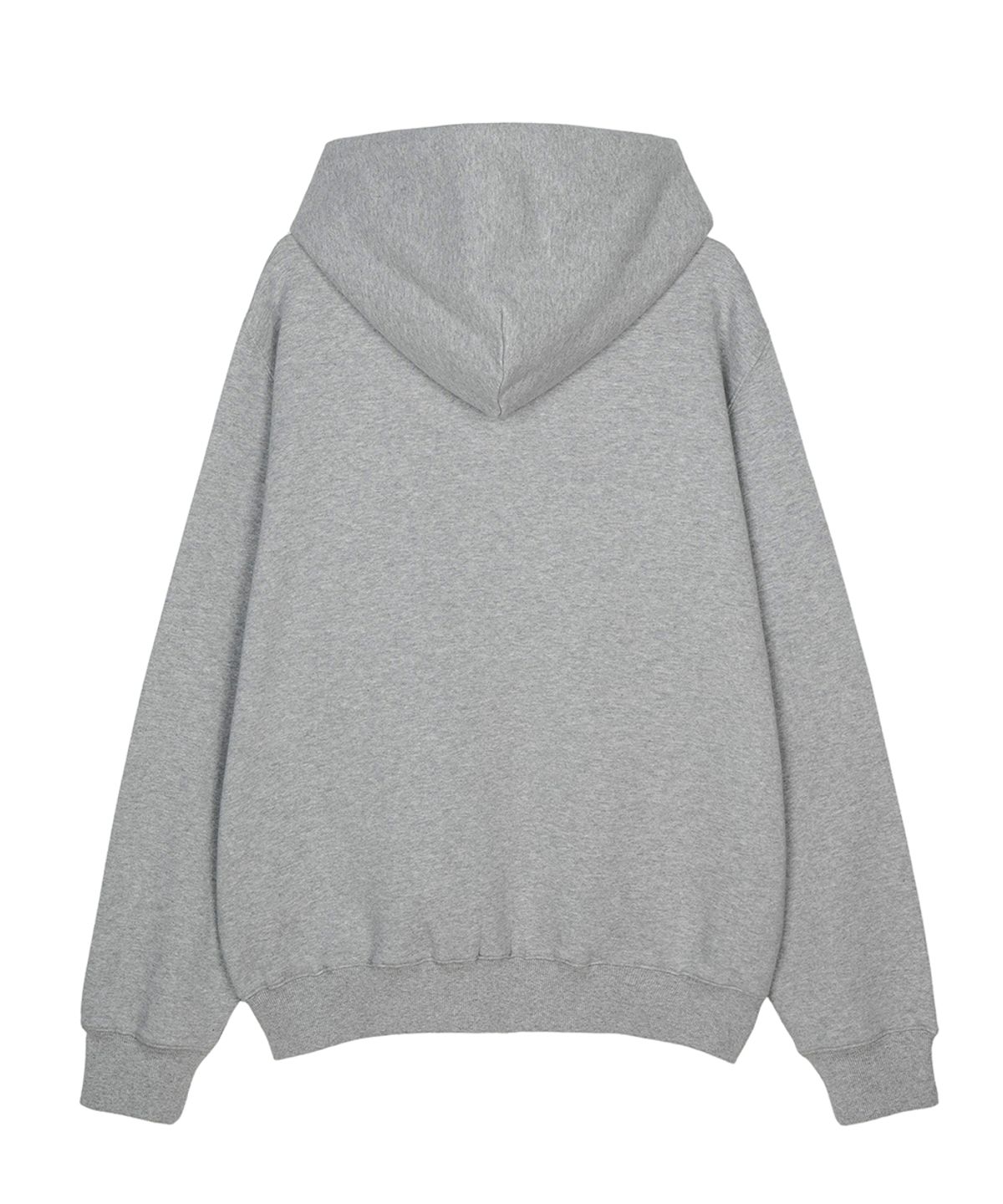 에프디알(FDR) Star Logo Applique Hood Zip-Up M.Gray