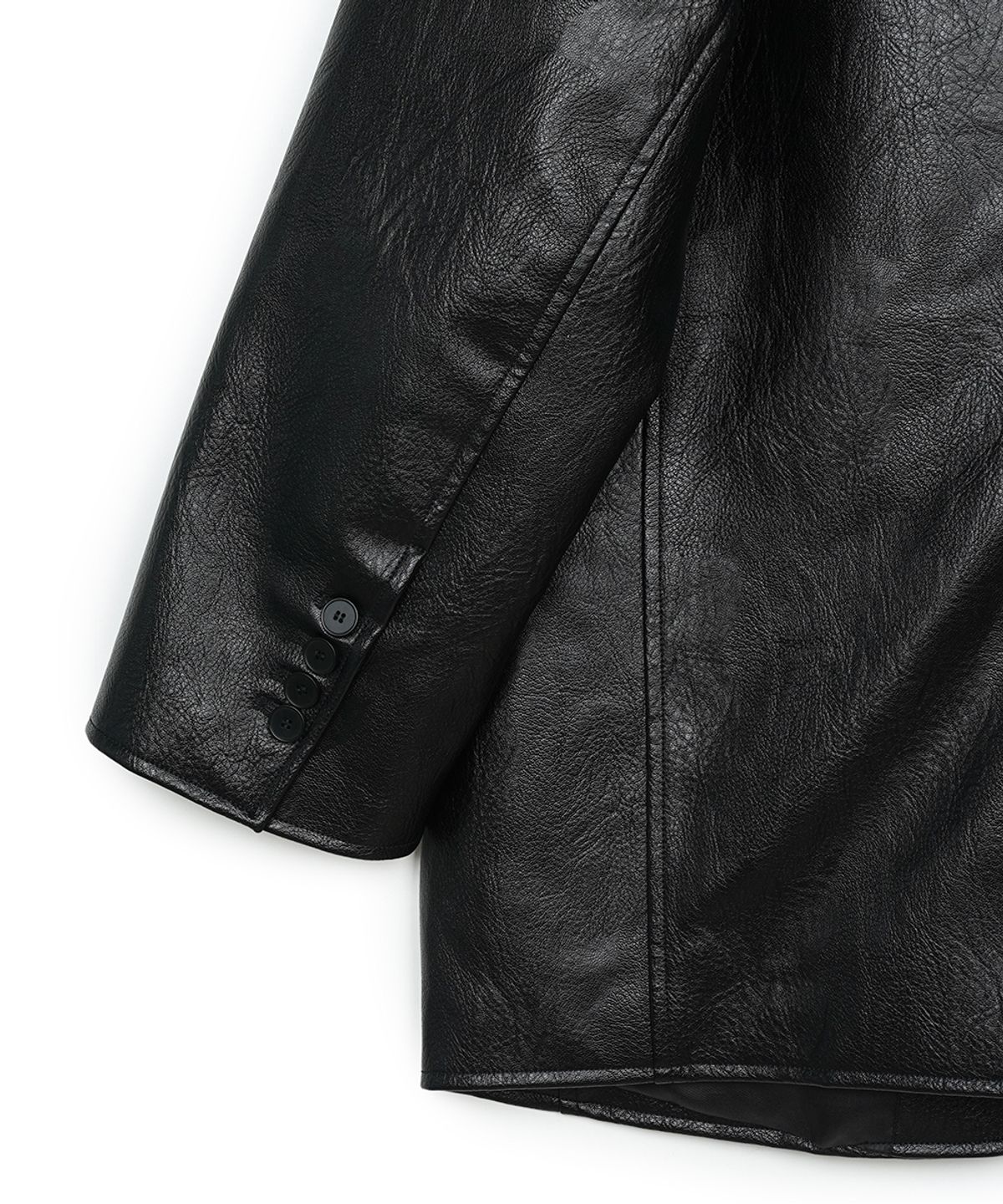 에프디알(FDR) Skater Tailored Leather Jacket Black