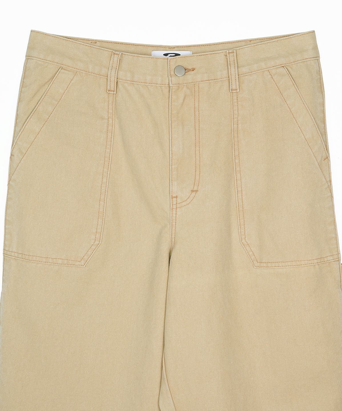 에프디알(FDR) Washed Canvas Pocket Carpenter Pants Beige