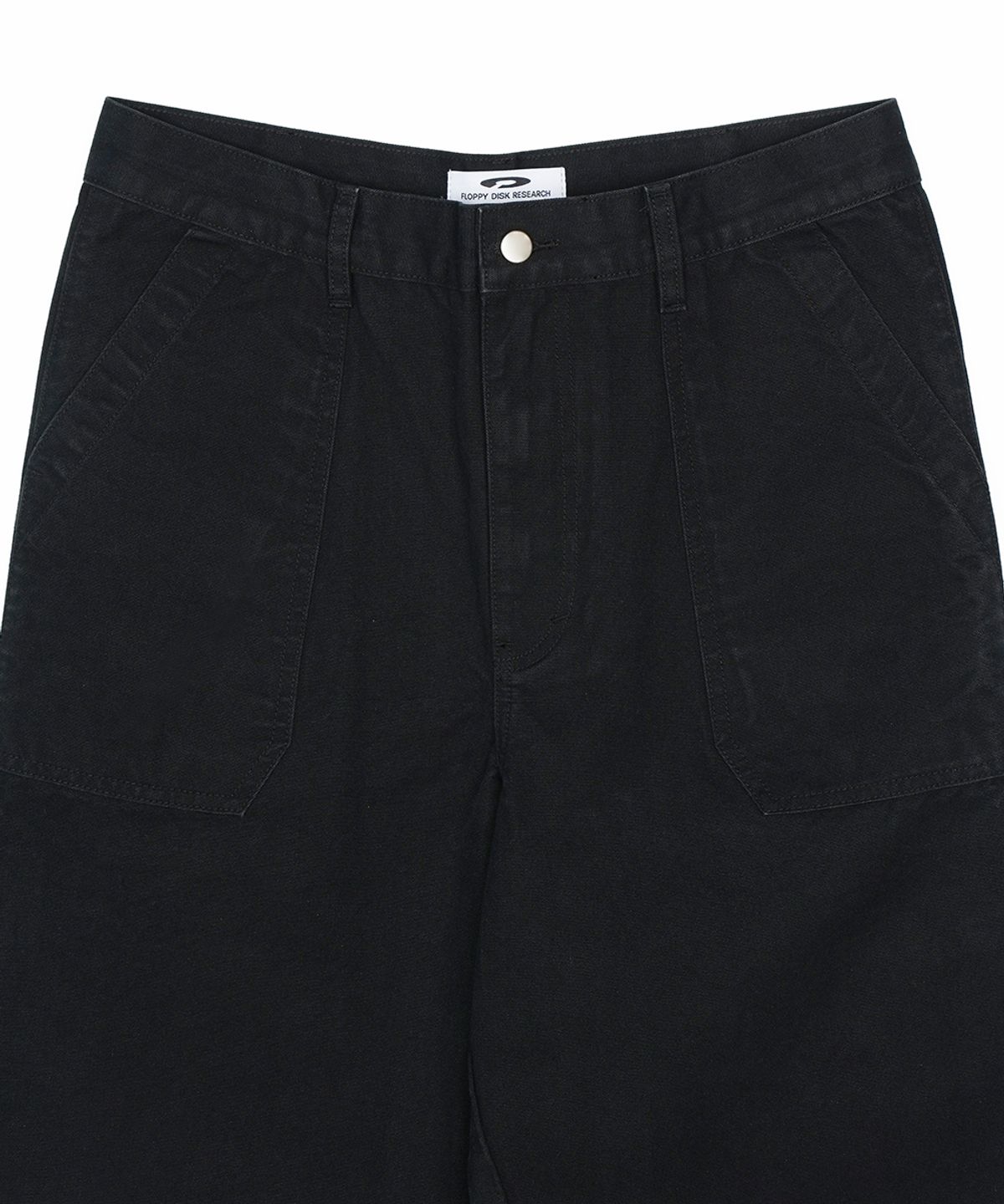 에프디알(FDR) Washed Canvas Pocket Carpenter Pants Black