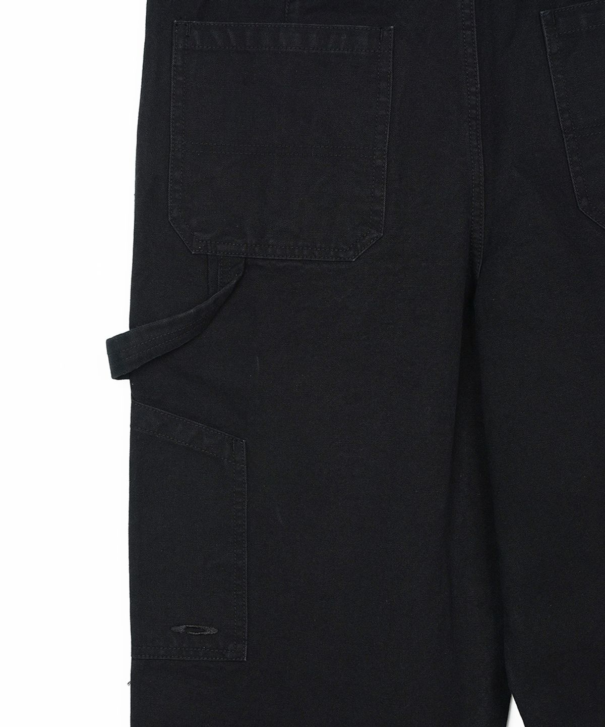 에프디알(FDR) Washed Canvas Pocket Carpenter Pants Black
