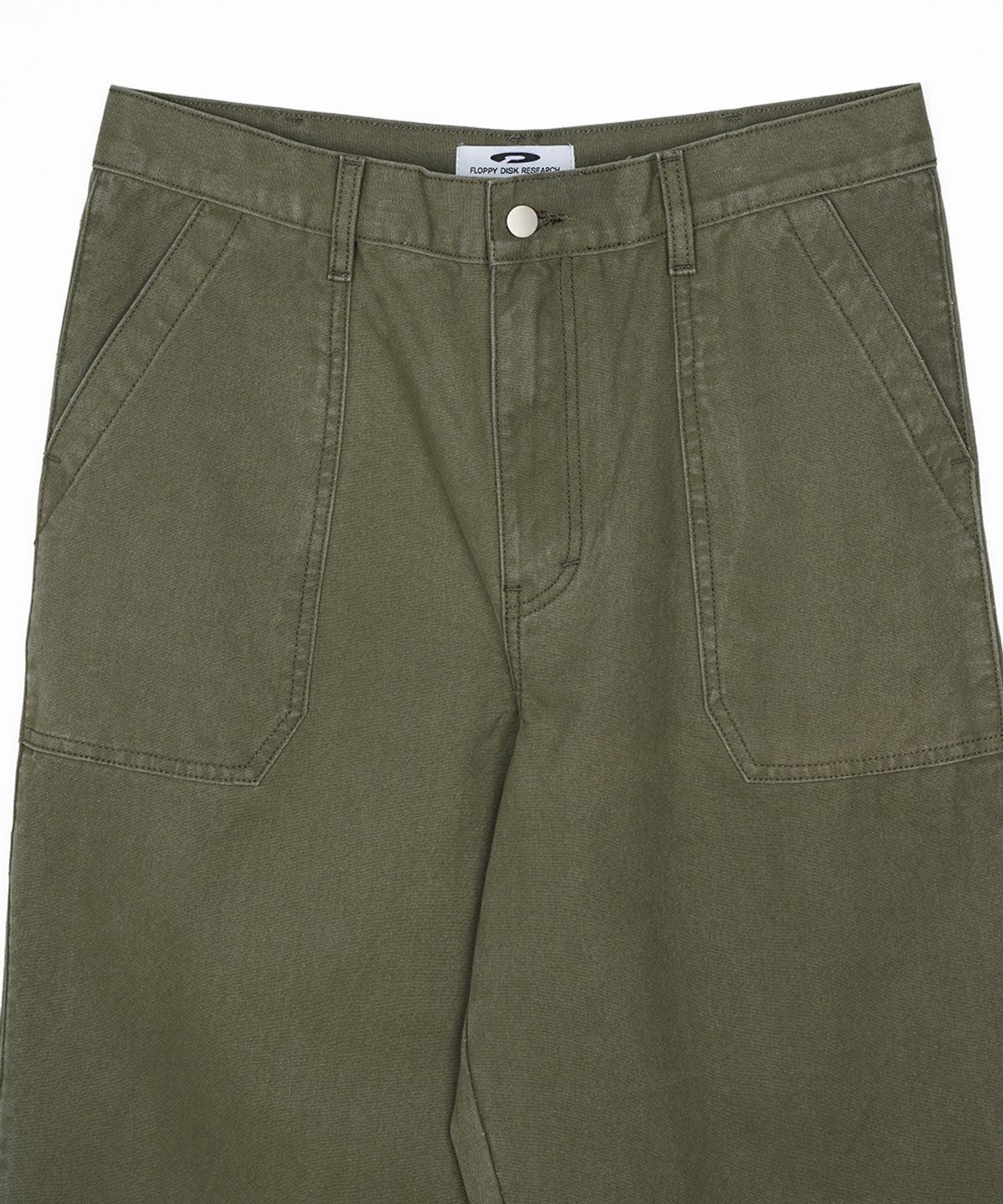 에프디알(FDR) Washed Canvas Pocket Carpenter Pants Khaki