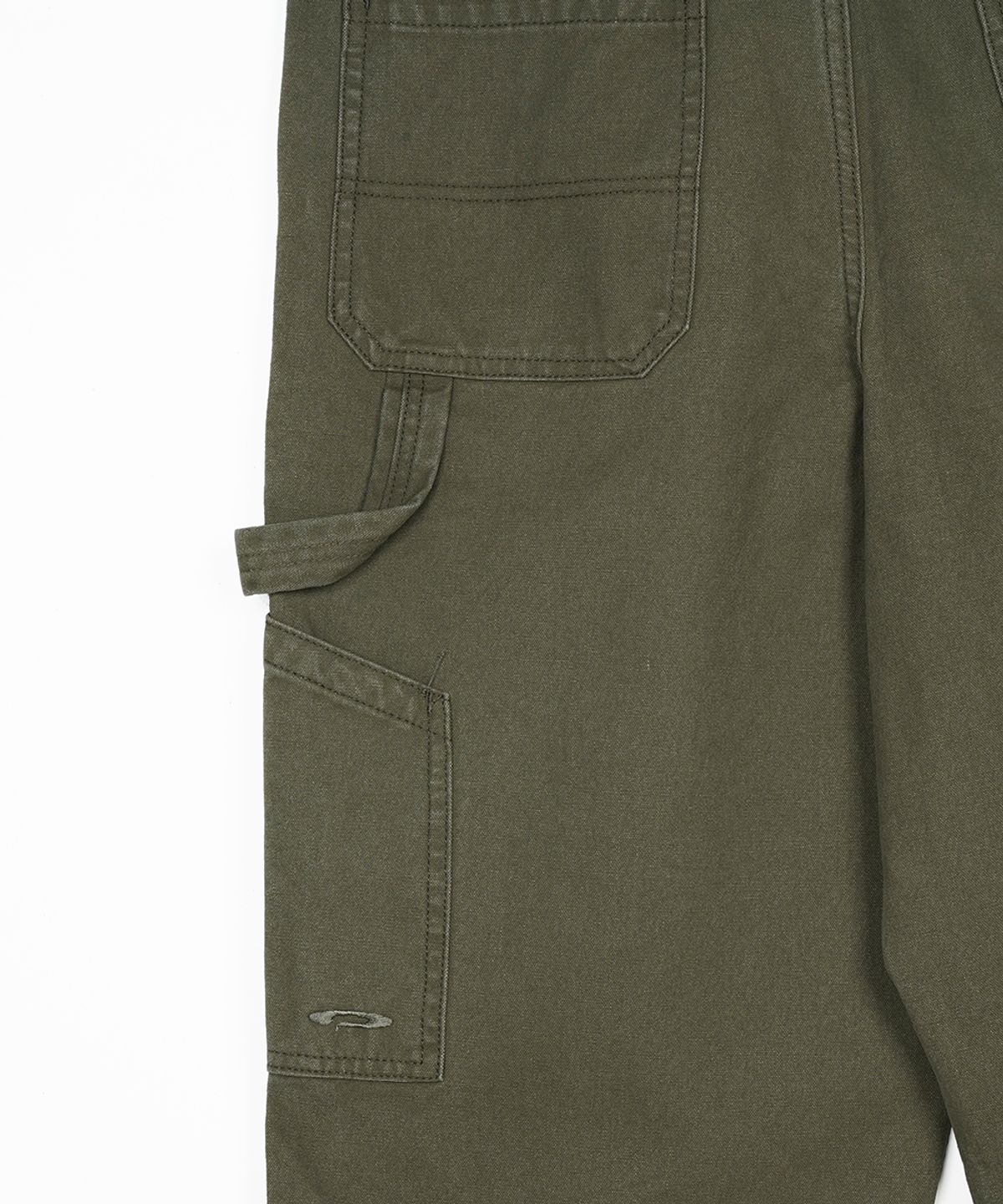 에프디알(FDR) Washed Canvas Pocket Carpenter Pants Khaki