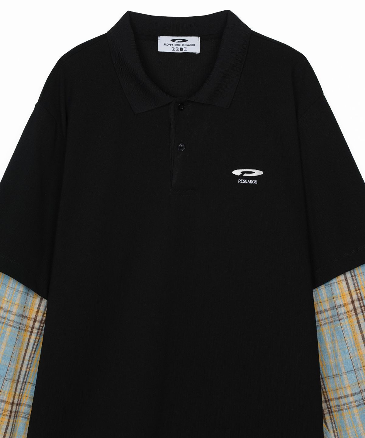 에프디알(FDR) Double Layer Long sleeve PK Tee Black