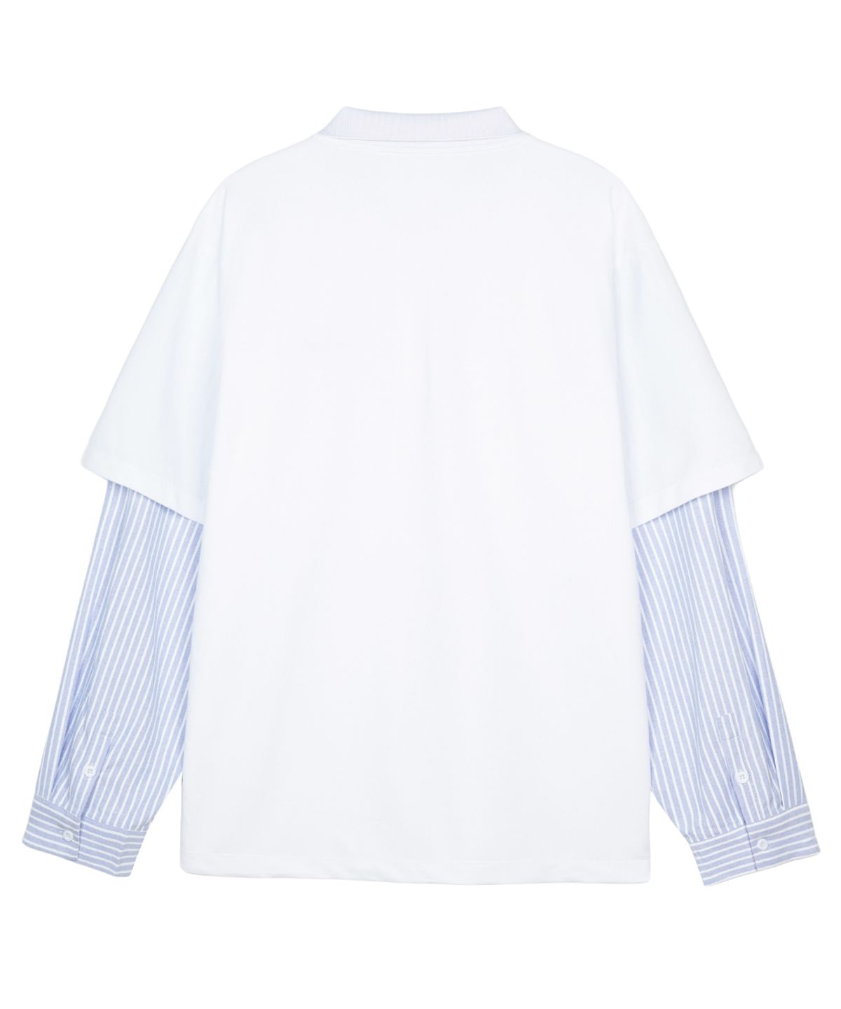 에프디알(FDR) Double Layer Long sleeve PK Tee White
