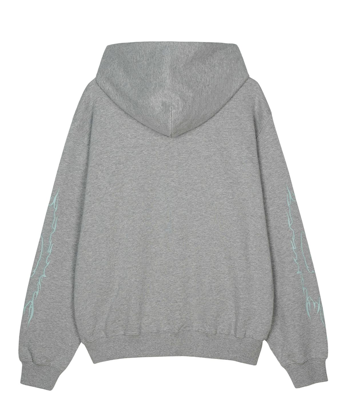 에프디알(FDR) Crack Eagle Research Logo Hoodie M.Gray