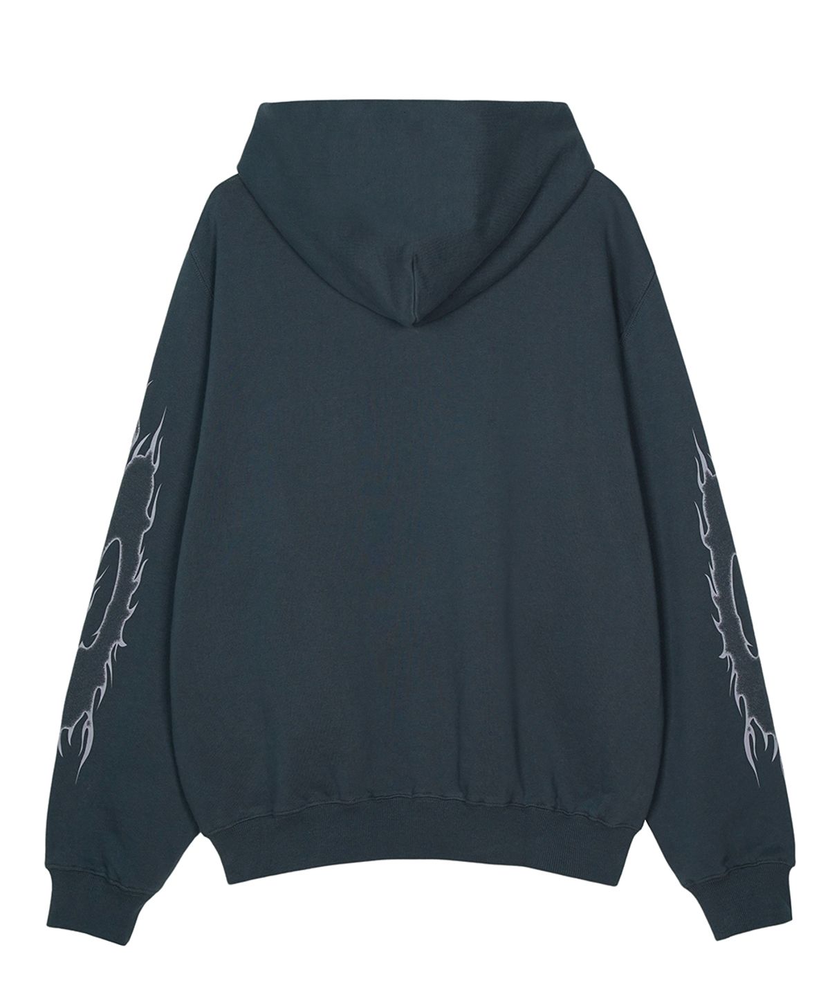 에프디알(FDR) Crack Eagle Research Logo Hoodie Slate Gray