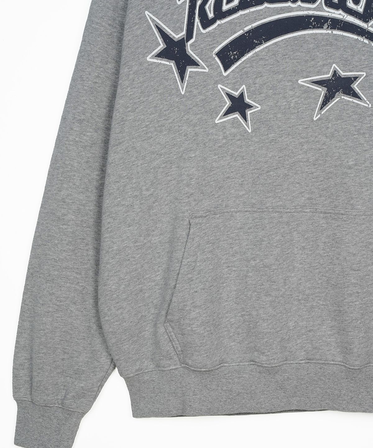 에프디알(FDR) Star Logo Crack Hoodie M.Gray
