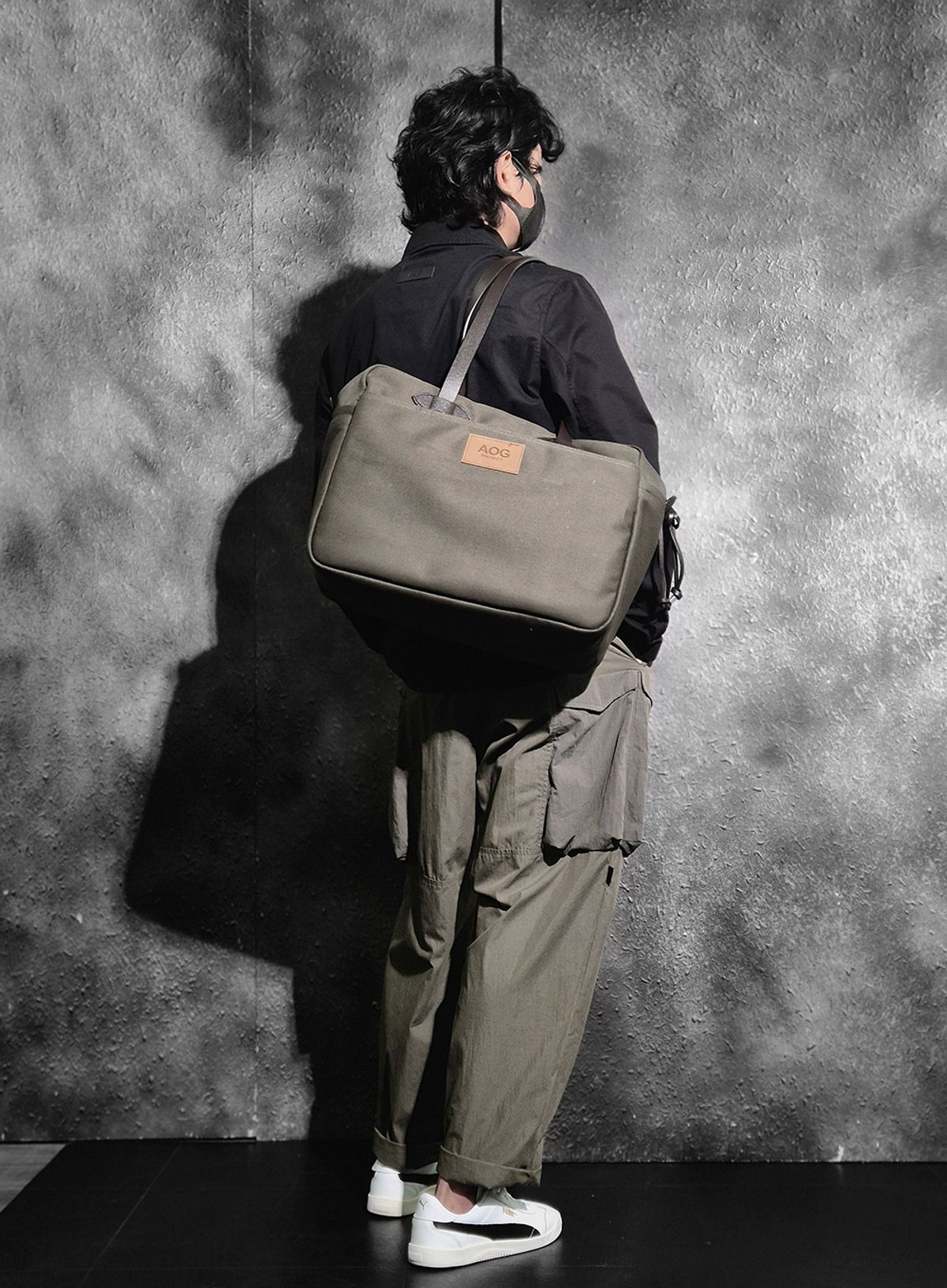 에이오지프로젝트(AOG PROJECT) 시그니처 캔버스 BRIEFCASE